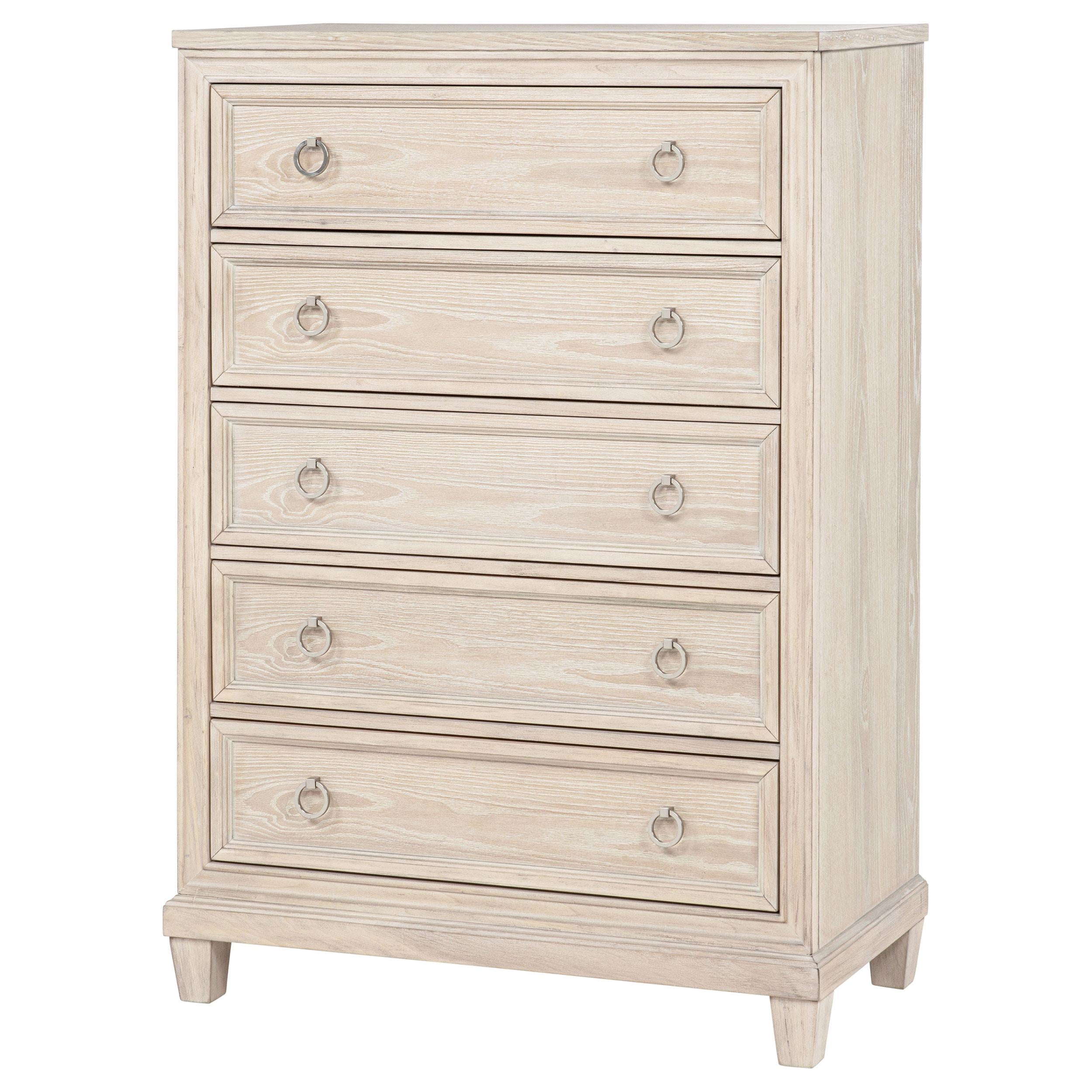  Coaster Furniture Pembroke 215925 5-drawer Chest - Washed Oak IMAGE 12