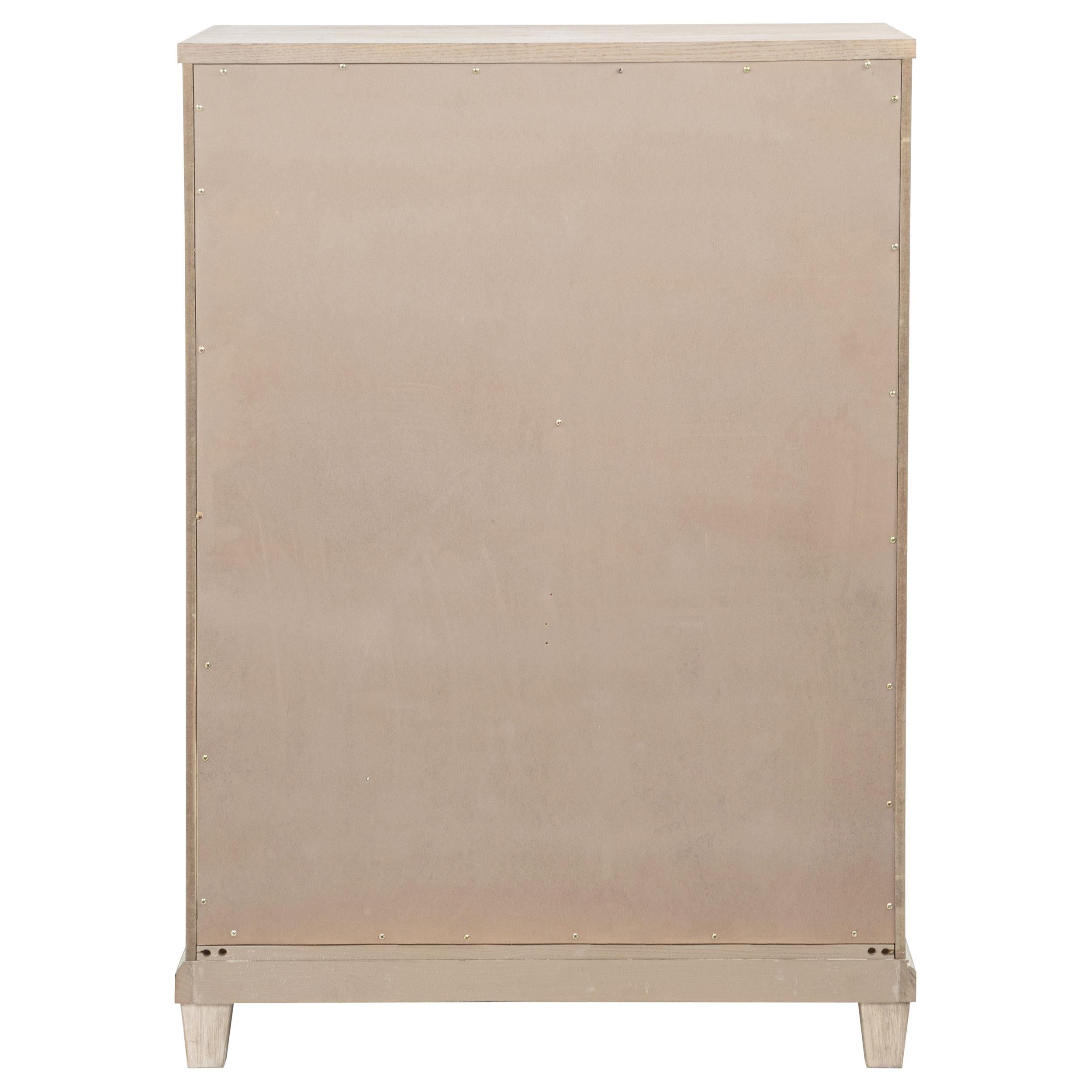  Coaster Furniture Pembroke 215925 5-drawer Chest - Washed Oak IMAGE 7