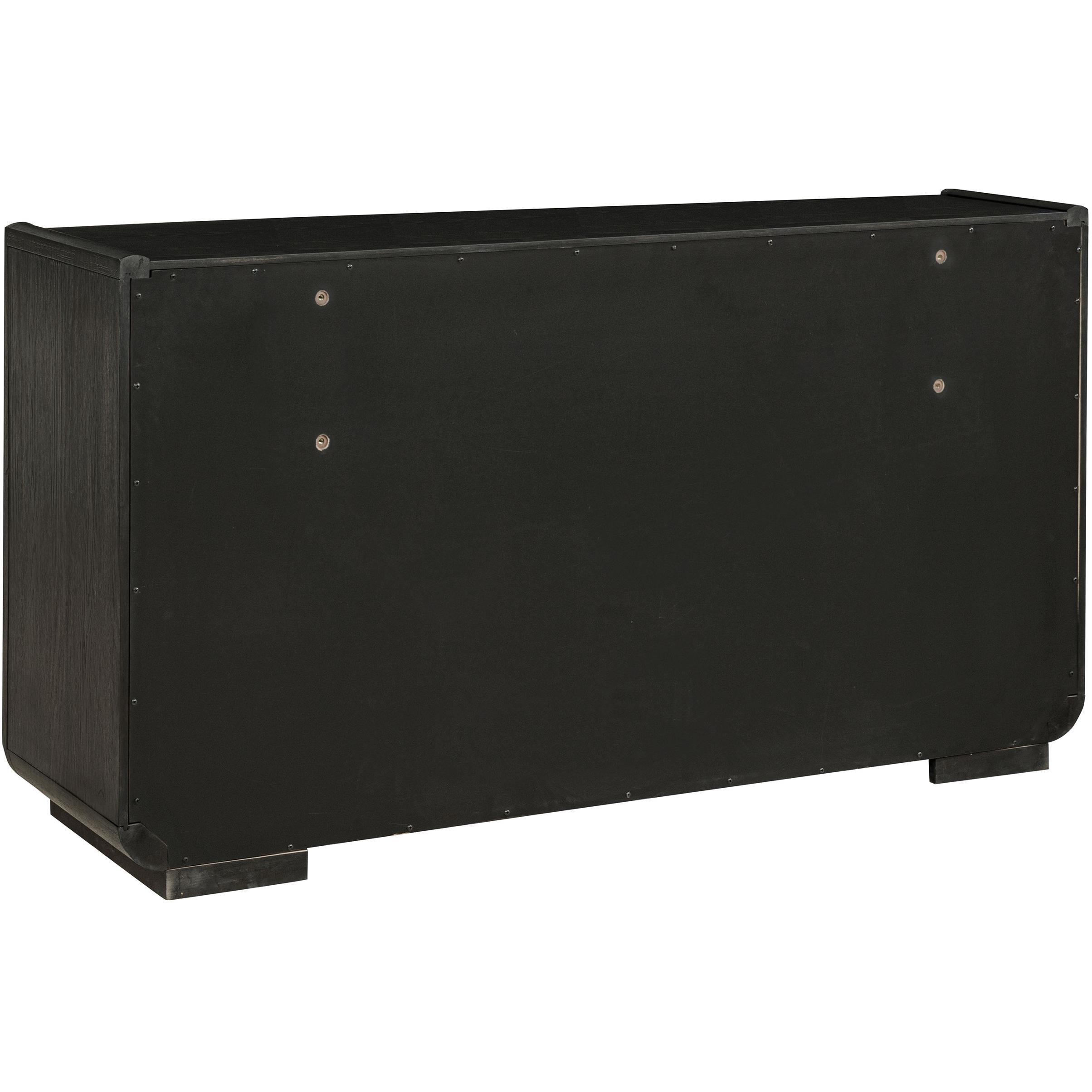  Coaster Furniture Leandro 222493 8-drawer Bedroom Dresser Cabinet - Burnished Black IMAGE 6