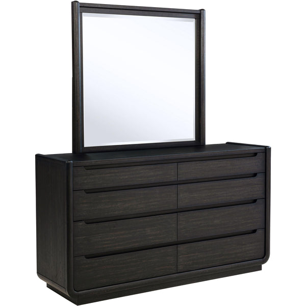 Coaster Furniture Leandro 222493M 8-drawer Bedroom Dresser with Mirror - Burnished Black