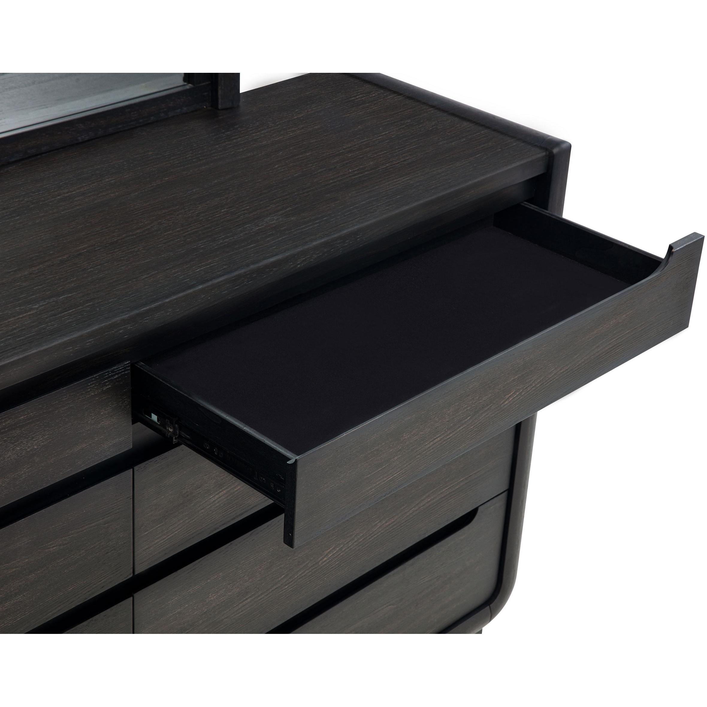  Coaster Furniture Leandro 222493M 8-drawer Bedroom Dresser with Mirror - Burnished Black IMAGE 10