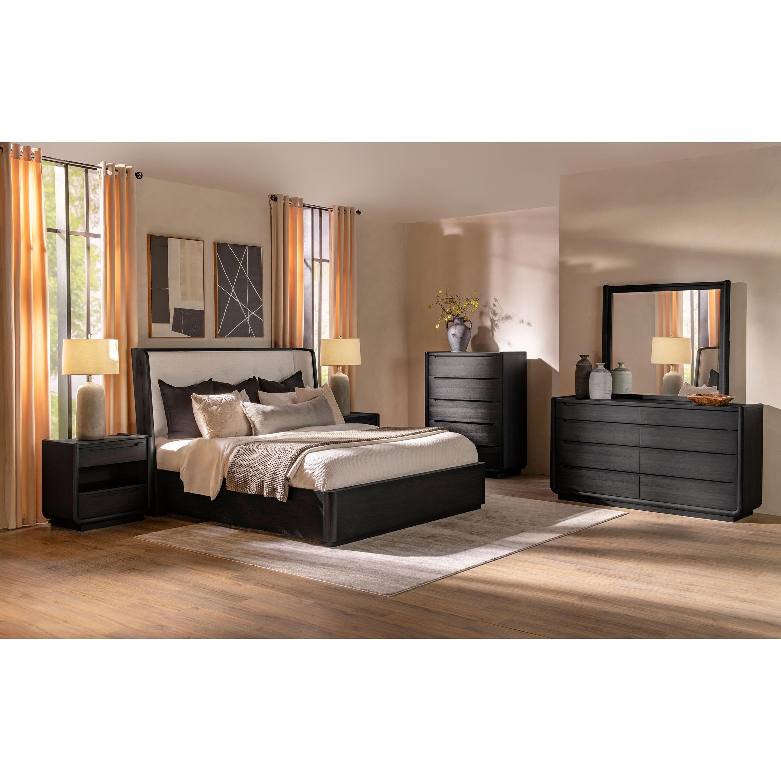  Coaster Furniture Leandro 222493M 8-drawer Bedroom Dresser with Mirror - Burnished Black IMAGE 13