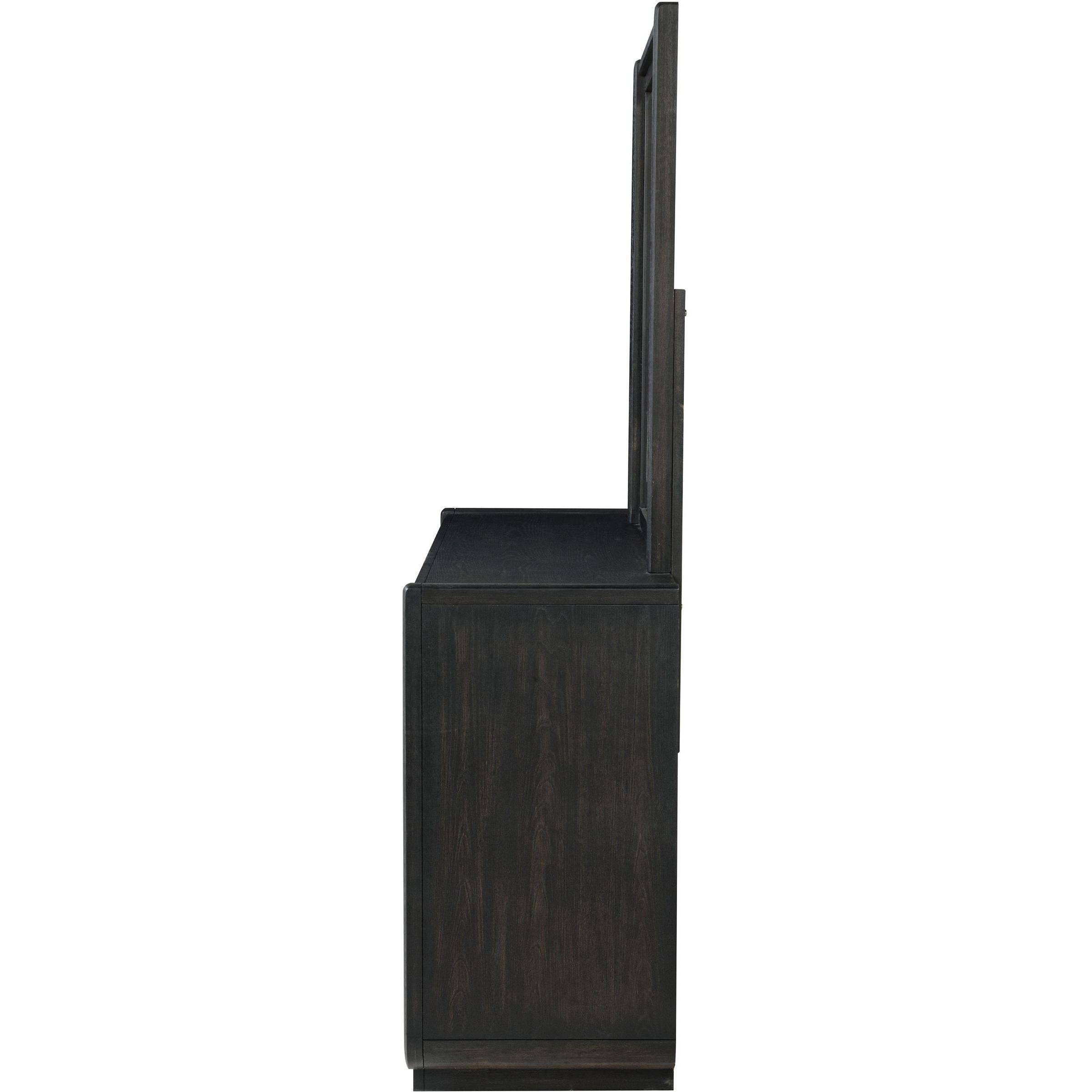  Coaster Furniture Leandro 222493M 8-drawer Bedroom Dresser with Mirror - Burnished Black IMAGE 5