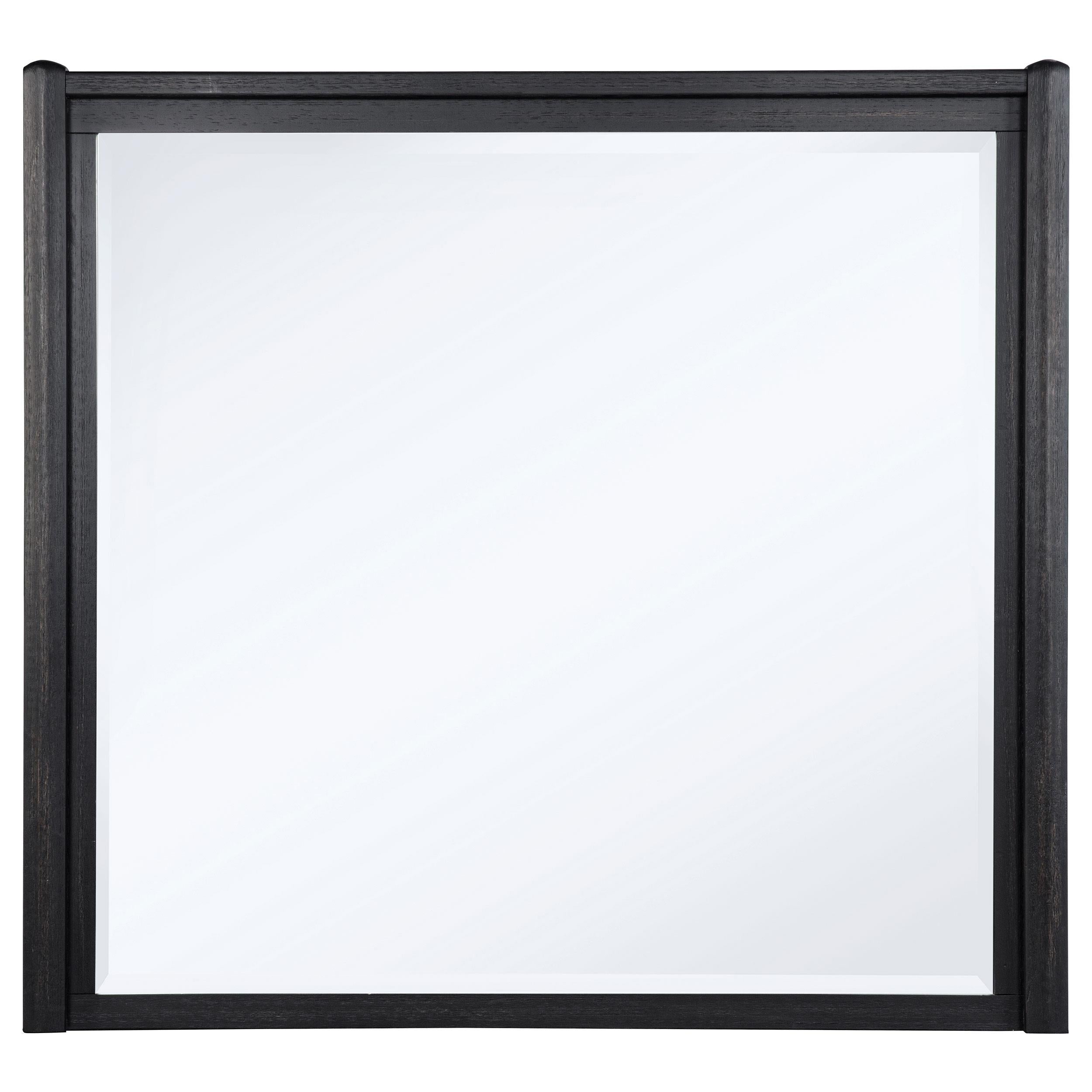  Coaster Furniture Leandro 222494 Dresser Mirror - Burnished Black IMAGE 1