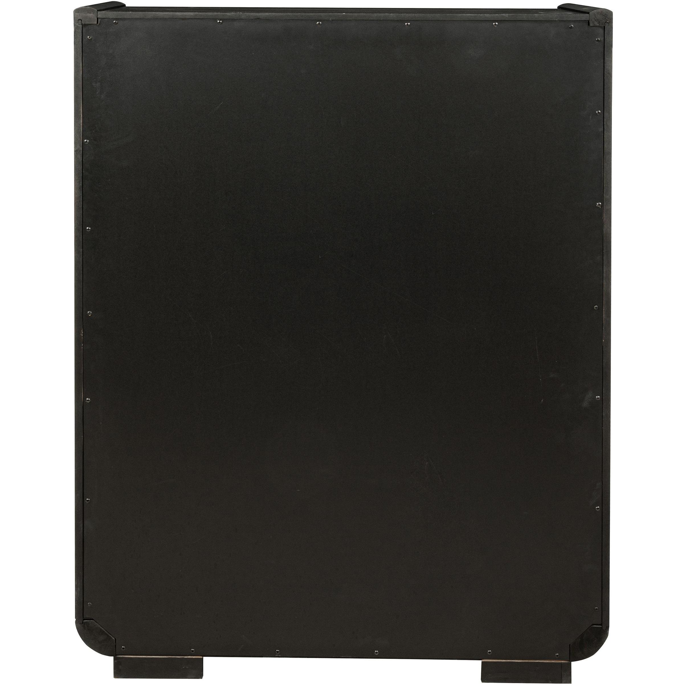  Coaster Furniture Leandro 222495 5-drawer Bedroom Chest - Burnished Black IMAGE 7