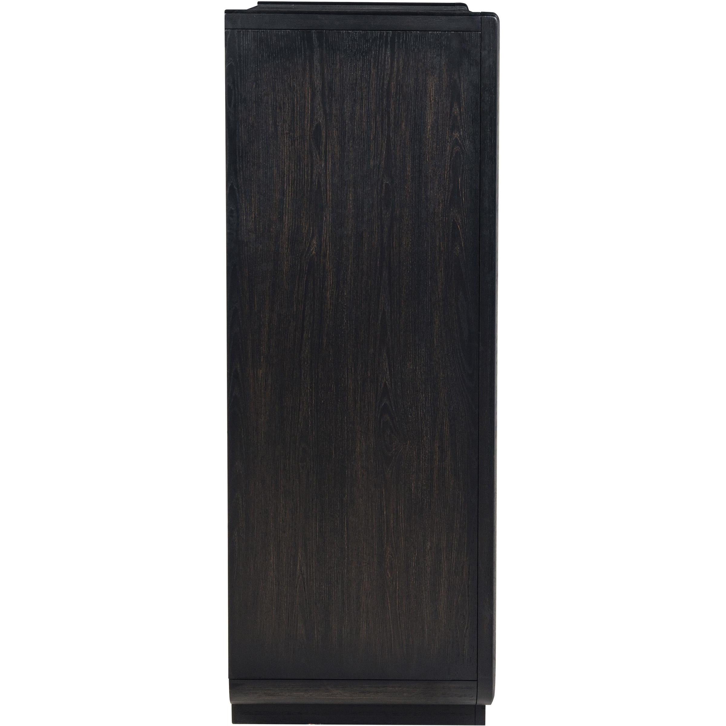  Coaster Furniture Leandro 222495 5-drawer Bedroom Chest - Burnished Black IMAGE 9