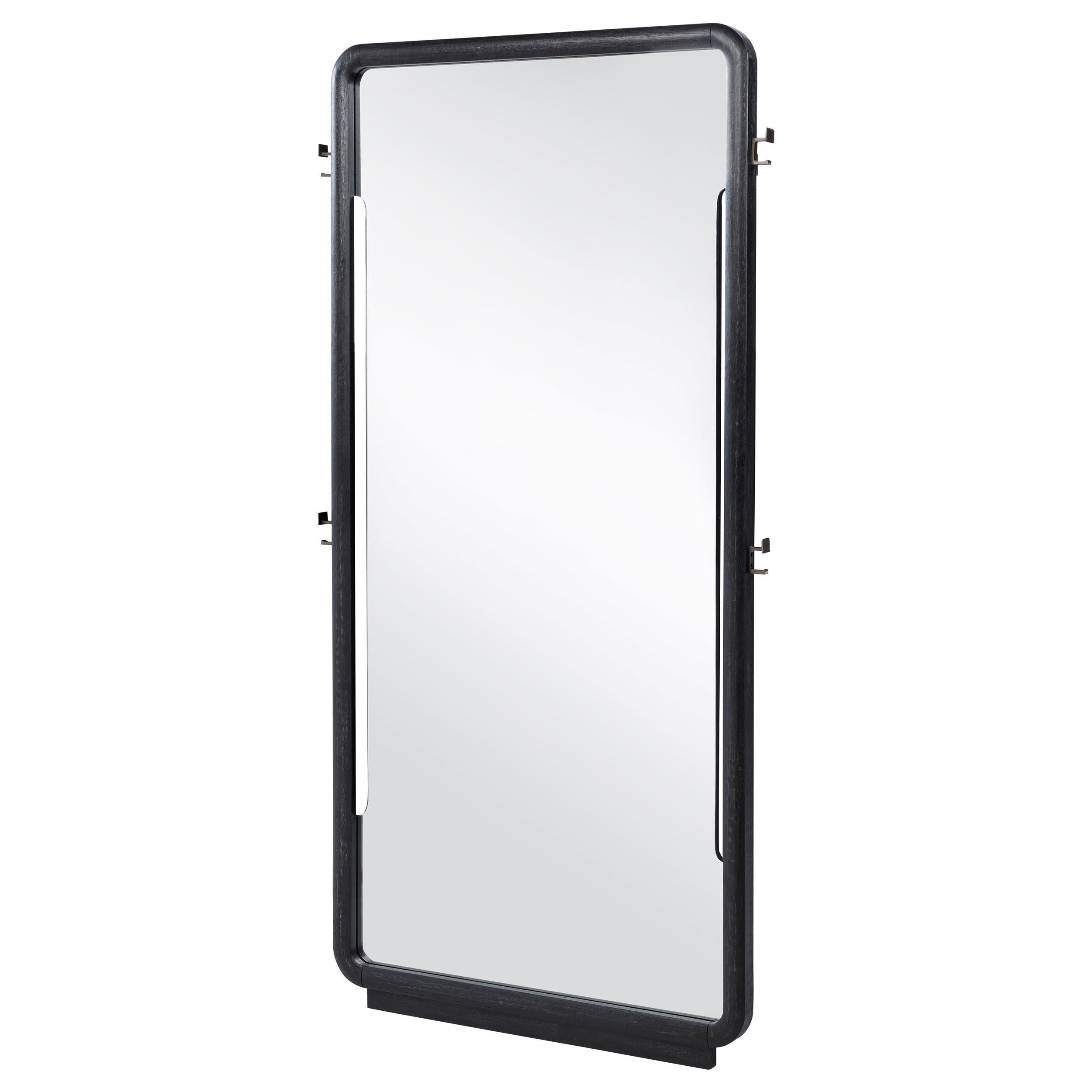  Coaster Furniture Leandro 222498 76-inch Full Length Floor Mirror - Burnished Black IMAGE 4