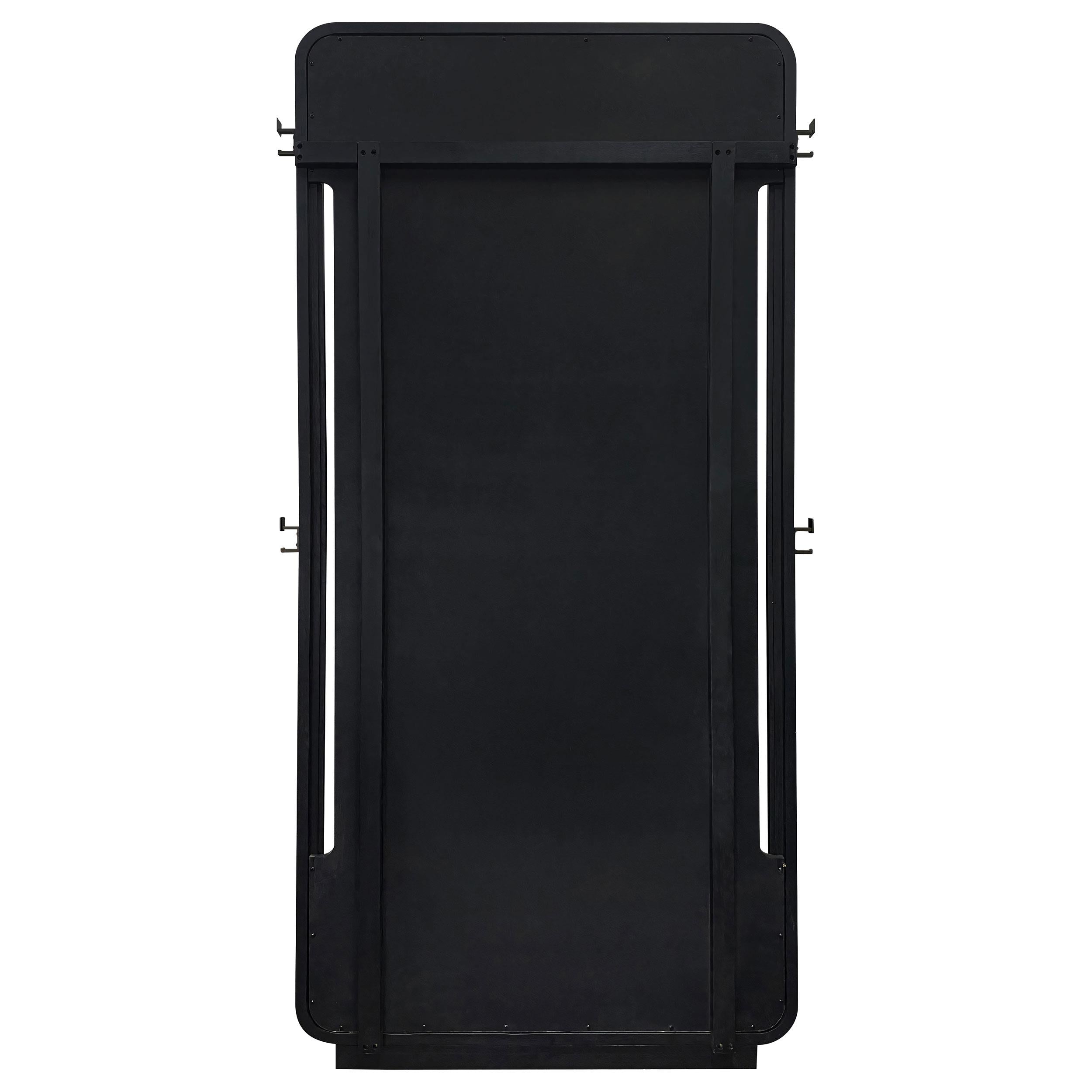  Coaster Furniture Leandro 222498 76-inch Full Length Floor Mirror - Burnished Black IMAGE 6