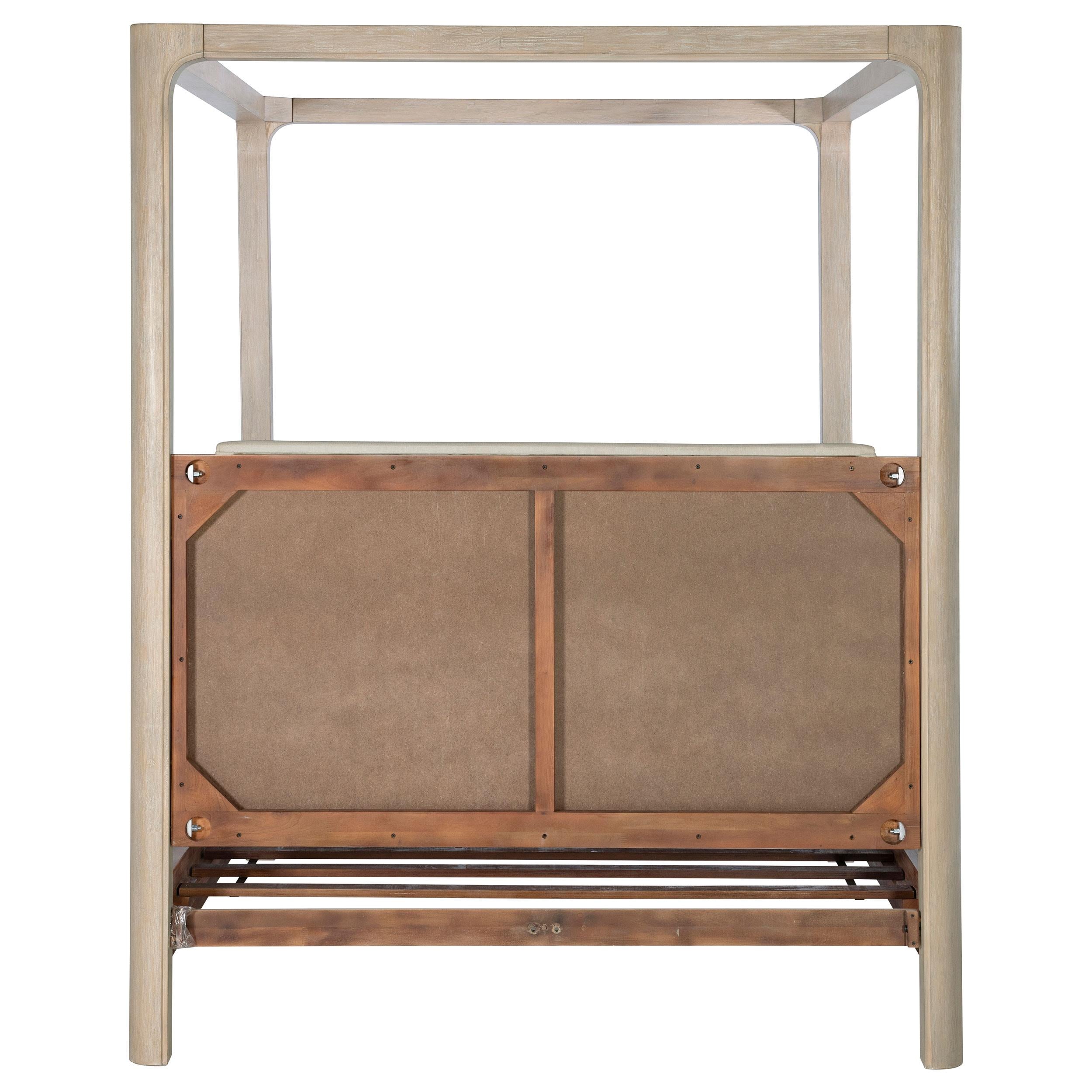  Coaster Furniture Solano 222520KW 85-inch California King Canopy Bed - Weathered Mango IMAGE 14