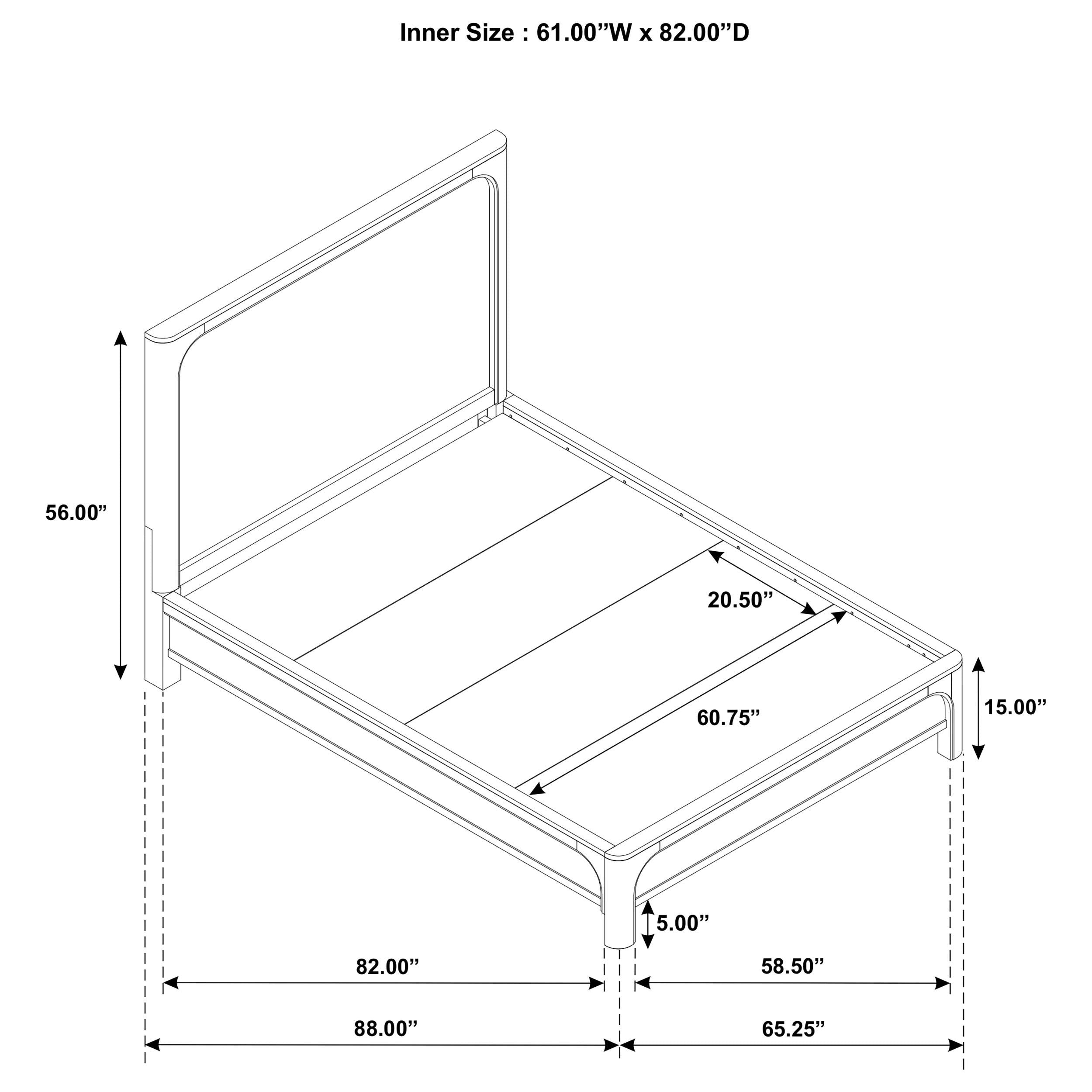  Coaster Furniture Solano 222521Q 56-inch Queen Panel Bed - Weathered Mango IMAGE 13