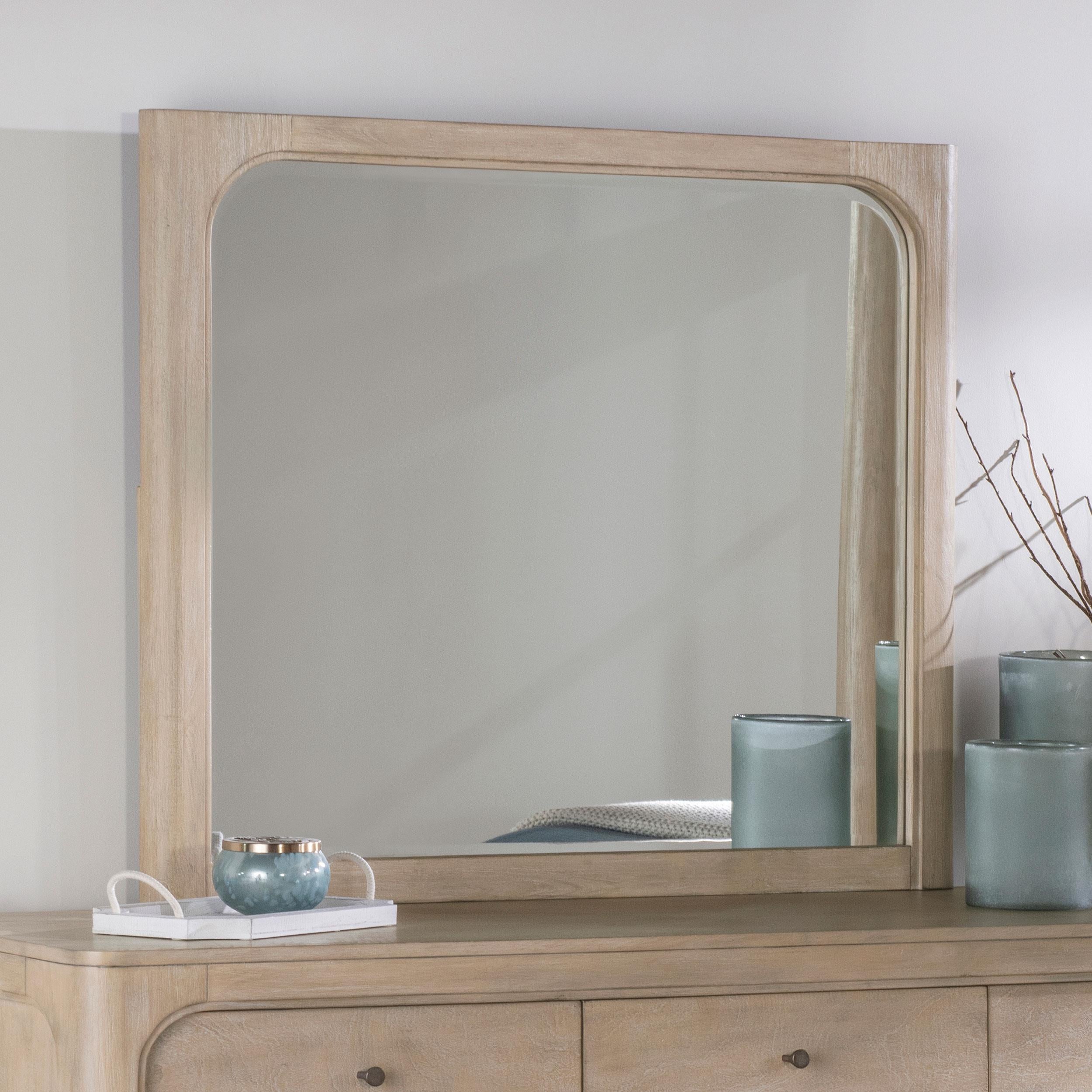  Coaster Furniture Solano 222524 Dresser Mirror - Weathered Mango IMAGE 3
