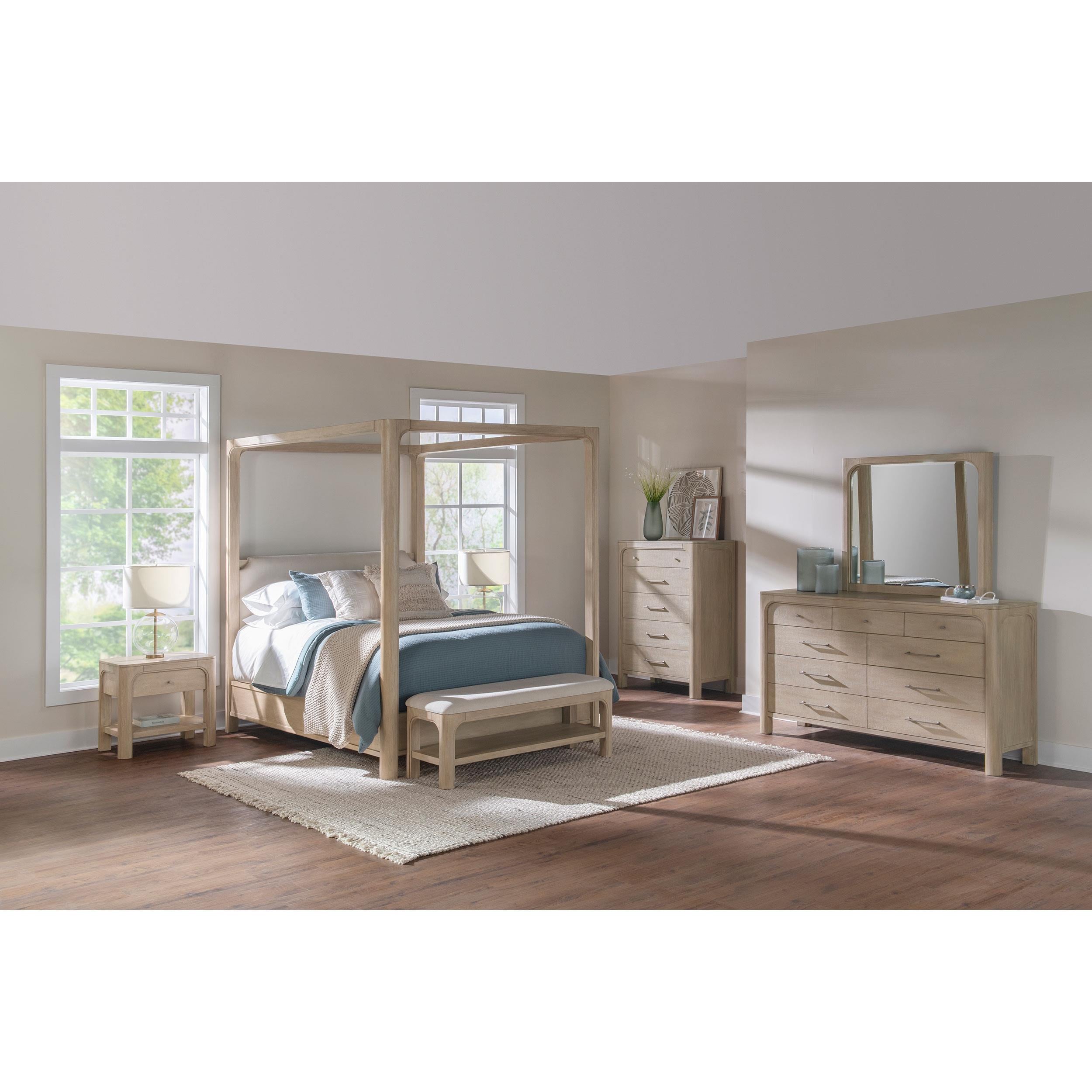  Coaster Furniture Solano 222524 Dresser Mirror - Weathered Mango IMAGE 5