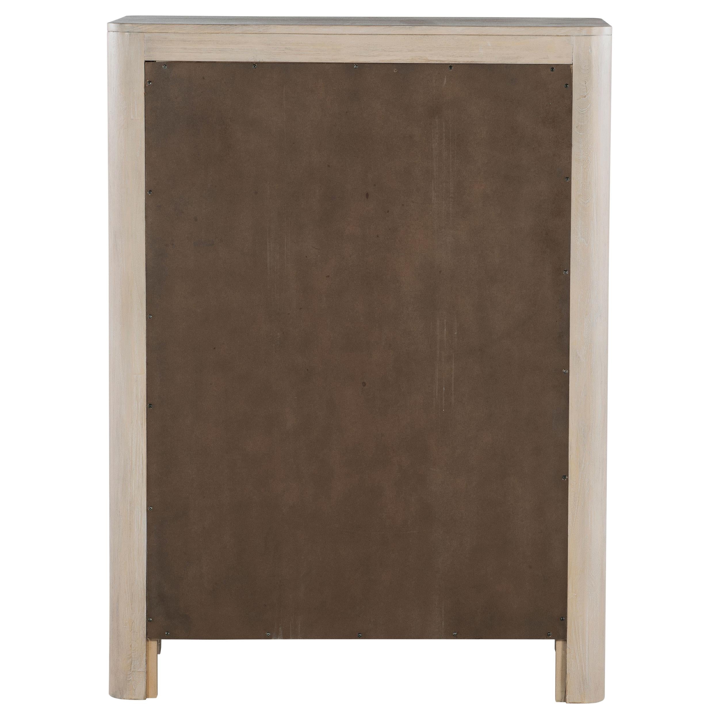  Coaster Furniture Solano 222525 5-drawer Bedroom Chest - Weathered Mango IMAGE 5