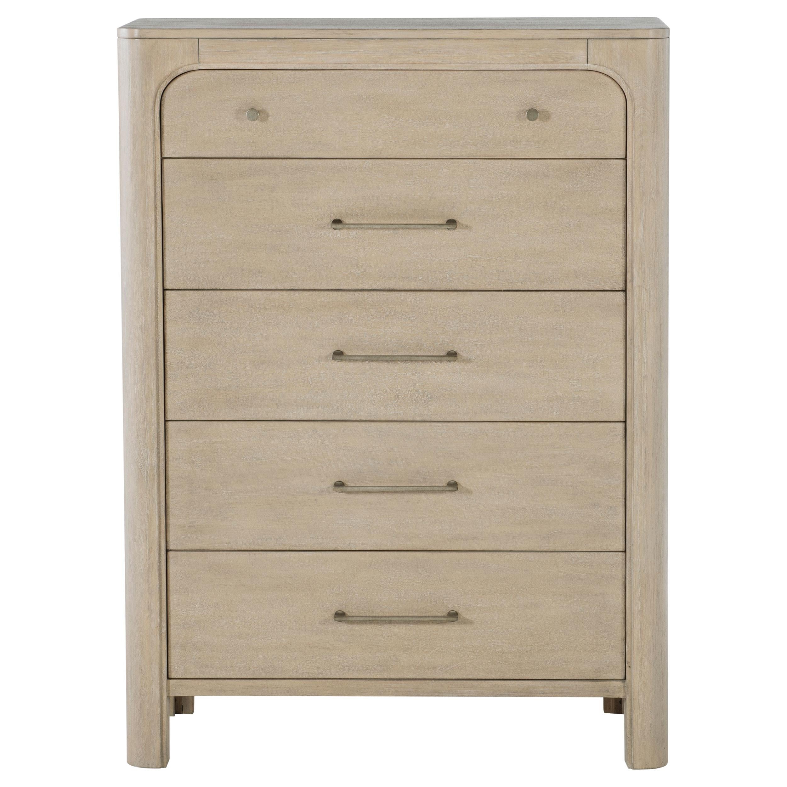  Coaster Furniture Solano 222525 5-drawer Bedroom Chest - Weathered Mango IMAGE 8