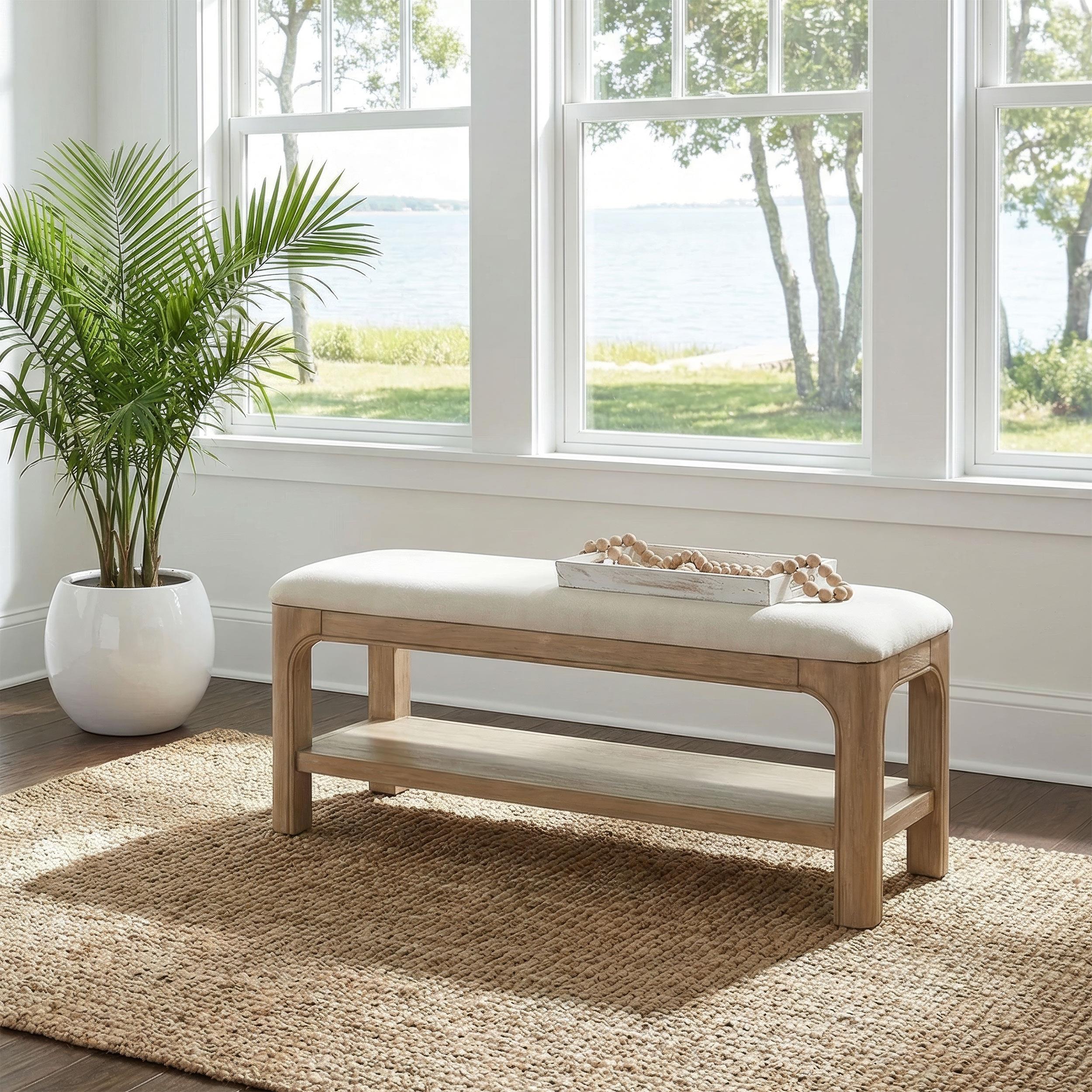  Coaster Furniture Solano 222526 52-inch Bedroom Bed End Bench - Weathered Mango IMAGE 4