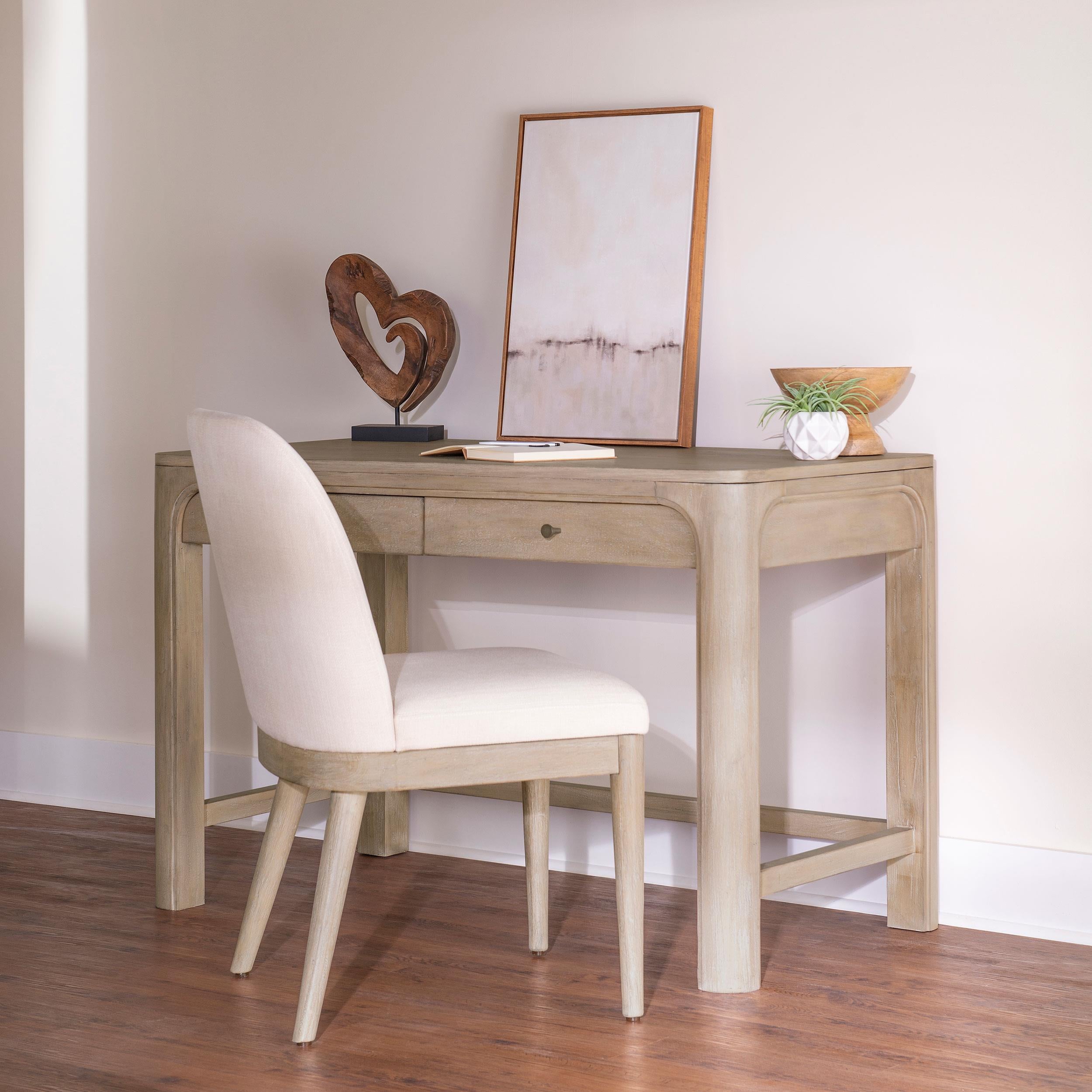  Coaster Furniture Solano 222527 2-drawer Makeup Table Vanity Desk - Weathered Mango IMAGE 13