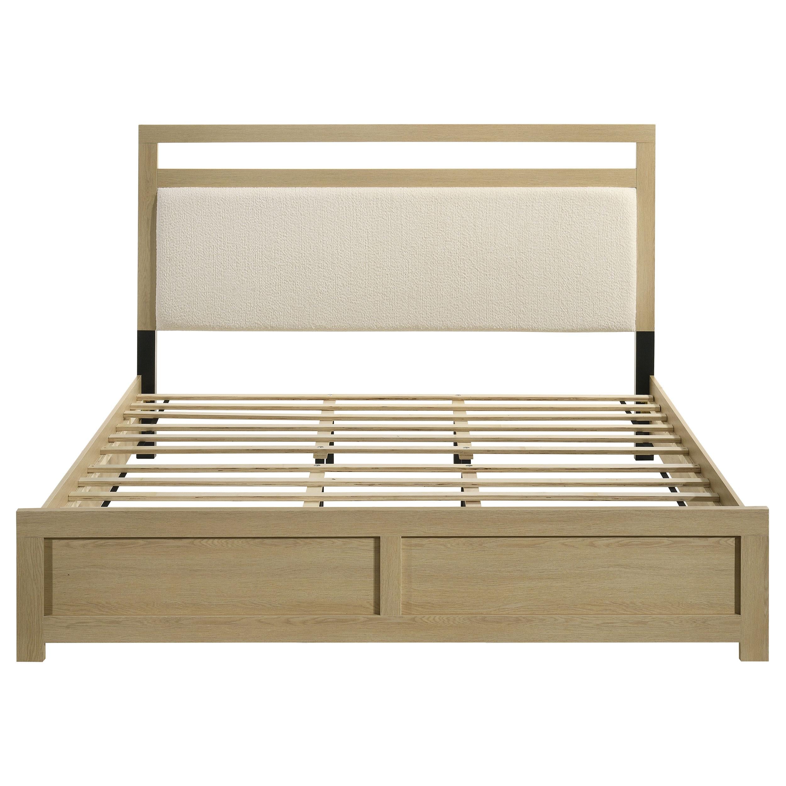  Coaster Furniture Hendricks 222651KW California King Panel Headboard Platform Bed - Light Oak IMAGE 10