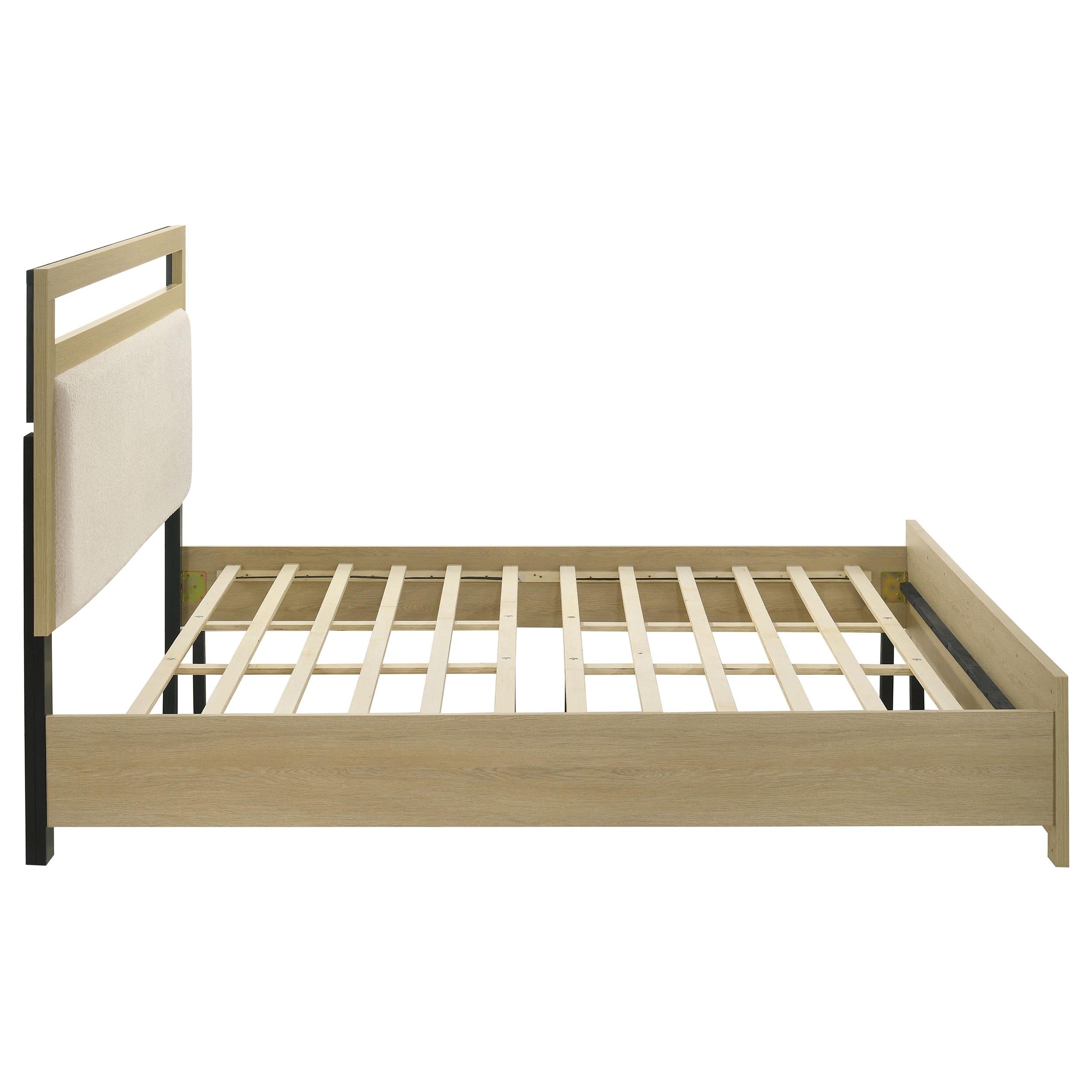  Coaster Furniture Hendricks 222651KW California King Panel Headboard Platform Bed - Light Oak IMAGE 5