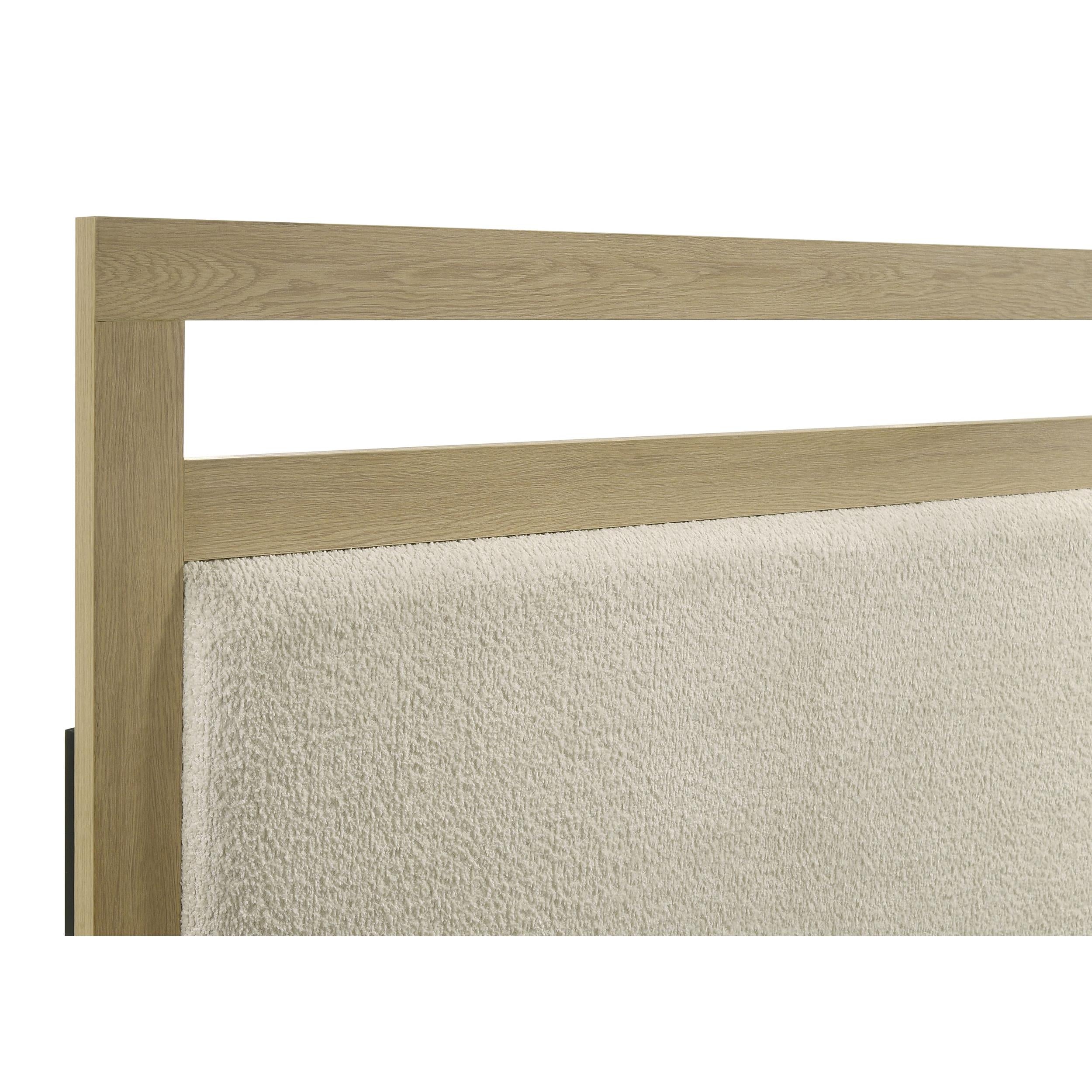  Coaster Furniture Hendricks 222651KW California King Panel Headboard Platform Bed - Light Oak IMAGE 8