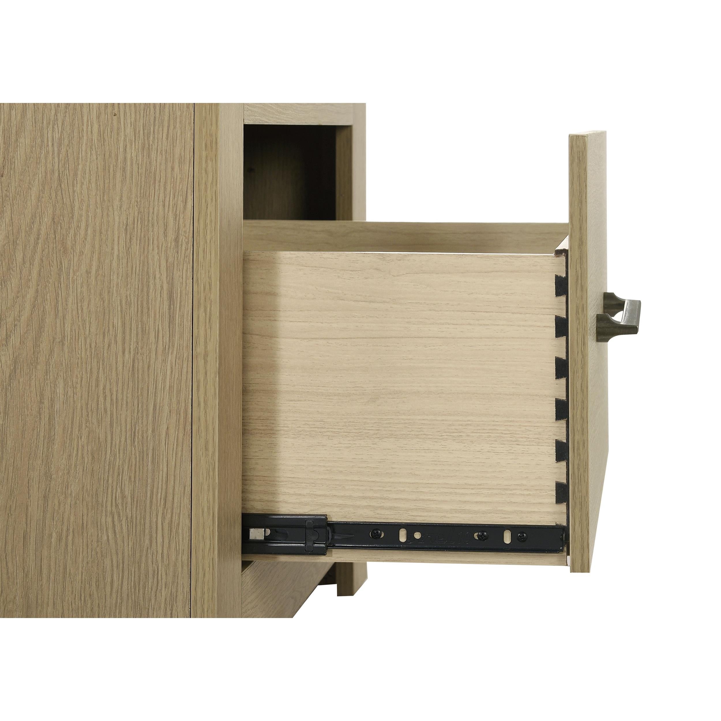  Coaster Furniture Hendricks 222652 1-drawer Nightstand Bedside Table with Cubby - Light Oak IMAGE 11