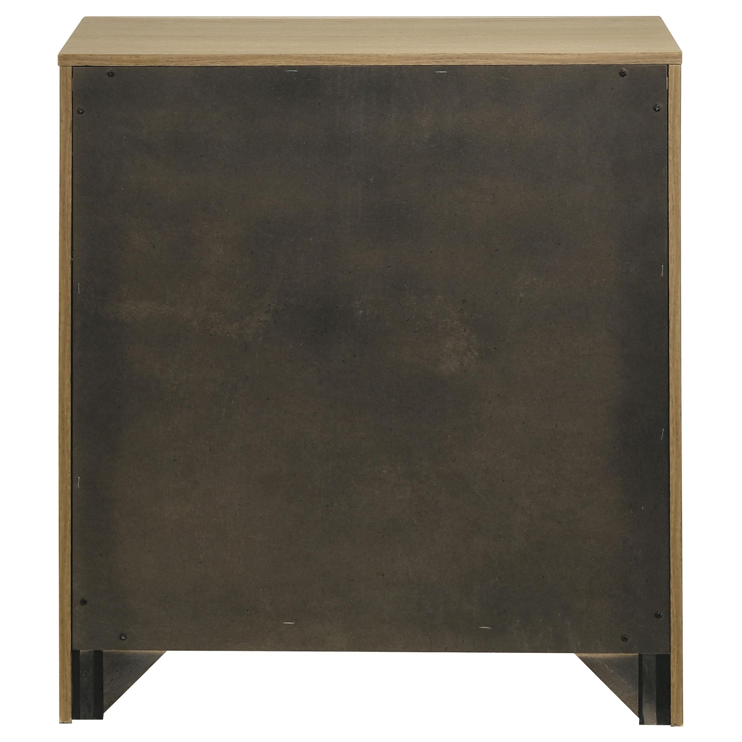  Coaster Furniture Hendricks 222652 1-drawer Nightstand Bedside Table with Cubby - Light Oak IMAGE 5