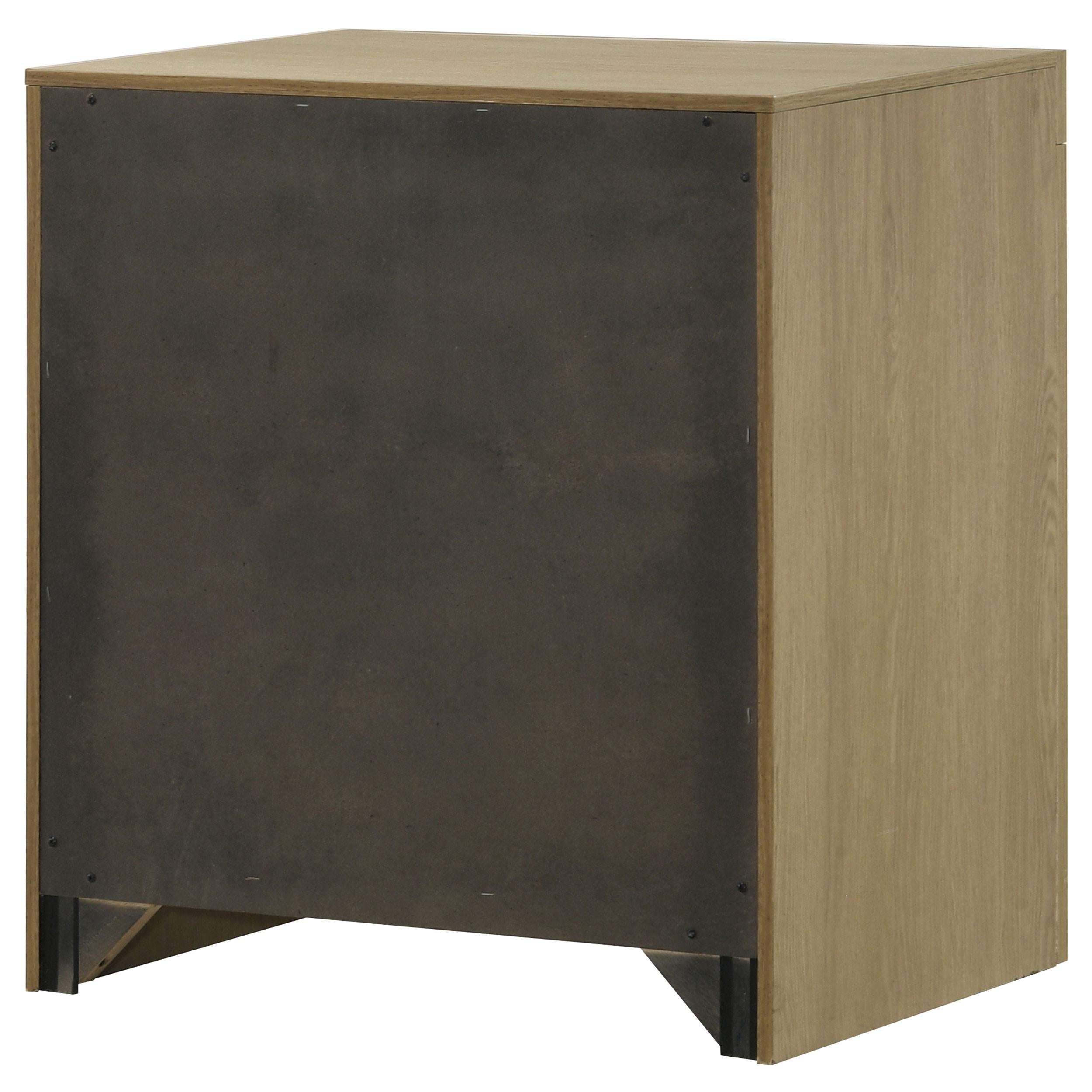  Coaster Furniture Hendricks 222652 1-drawer Nightstand Bedside Table with Cubby - Light Oak IMAGE 7
