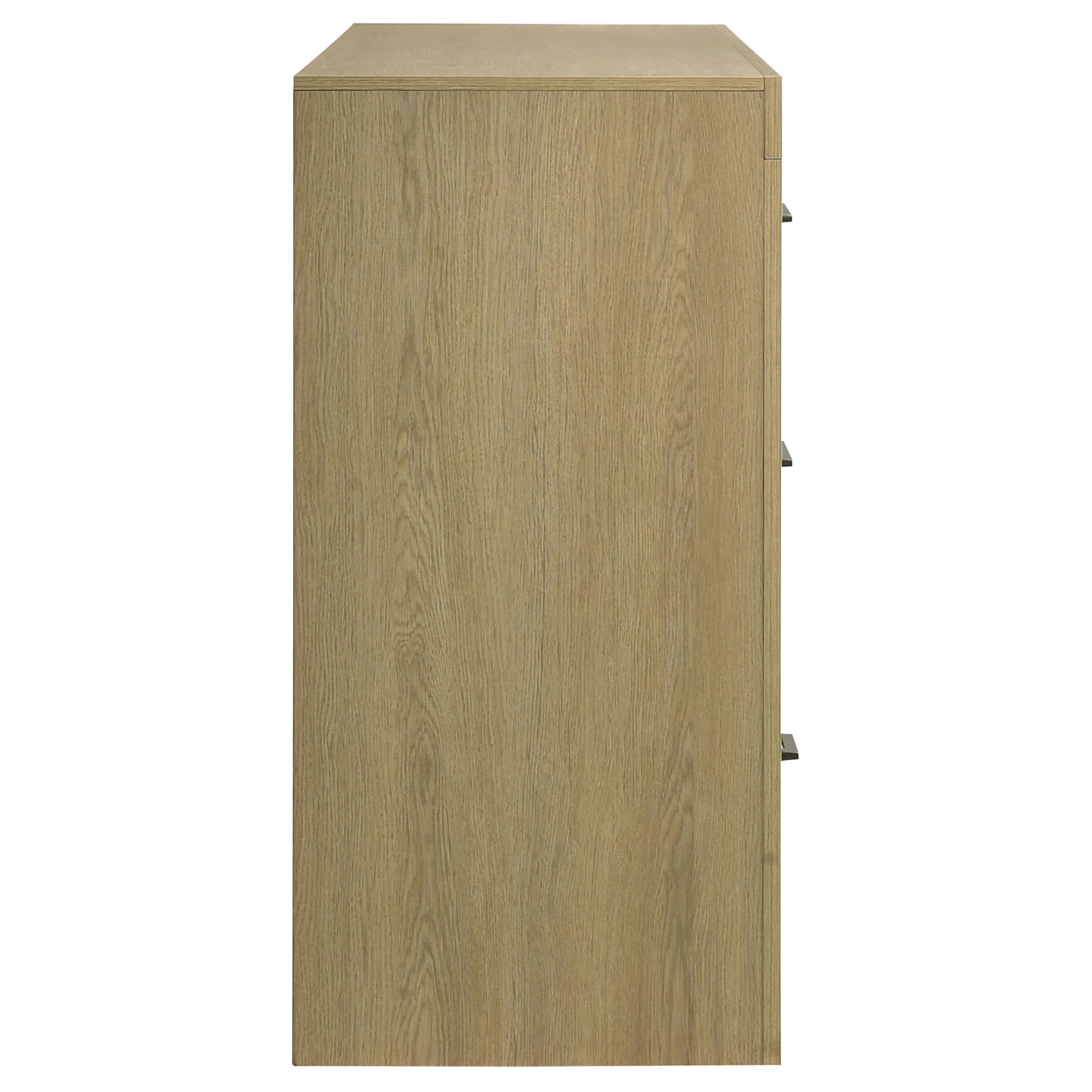  Coaster Furniture Hendricks 222653 6-drawer Bedroom Dresser Storage Cabinet - Light Oak IMAGE 9