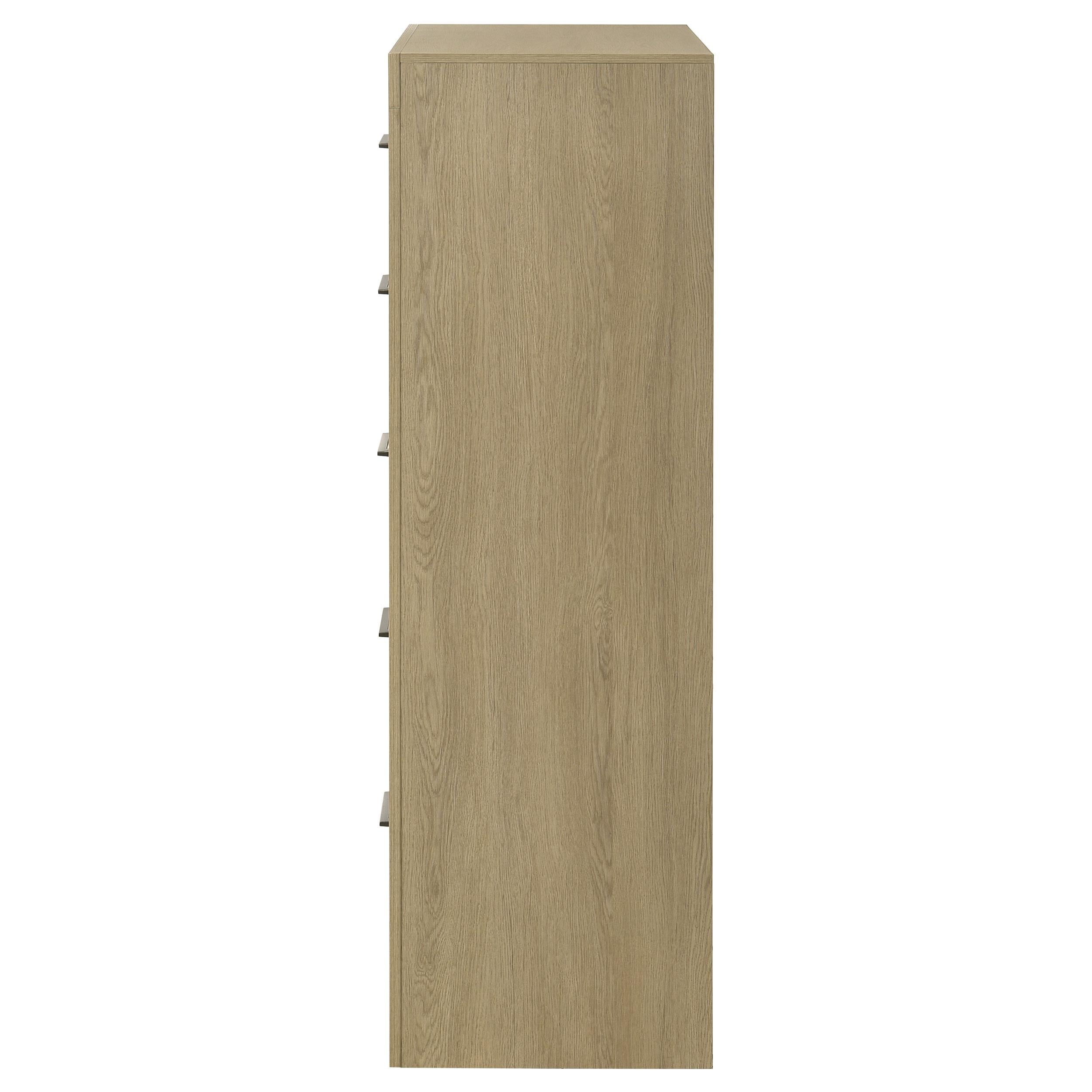  Coaster Furniture Hendricks 222655 5-drawer Bedroom Chest - Light Oak IMAGE 2