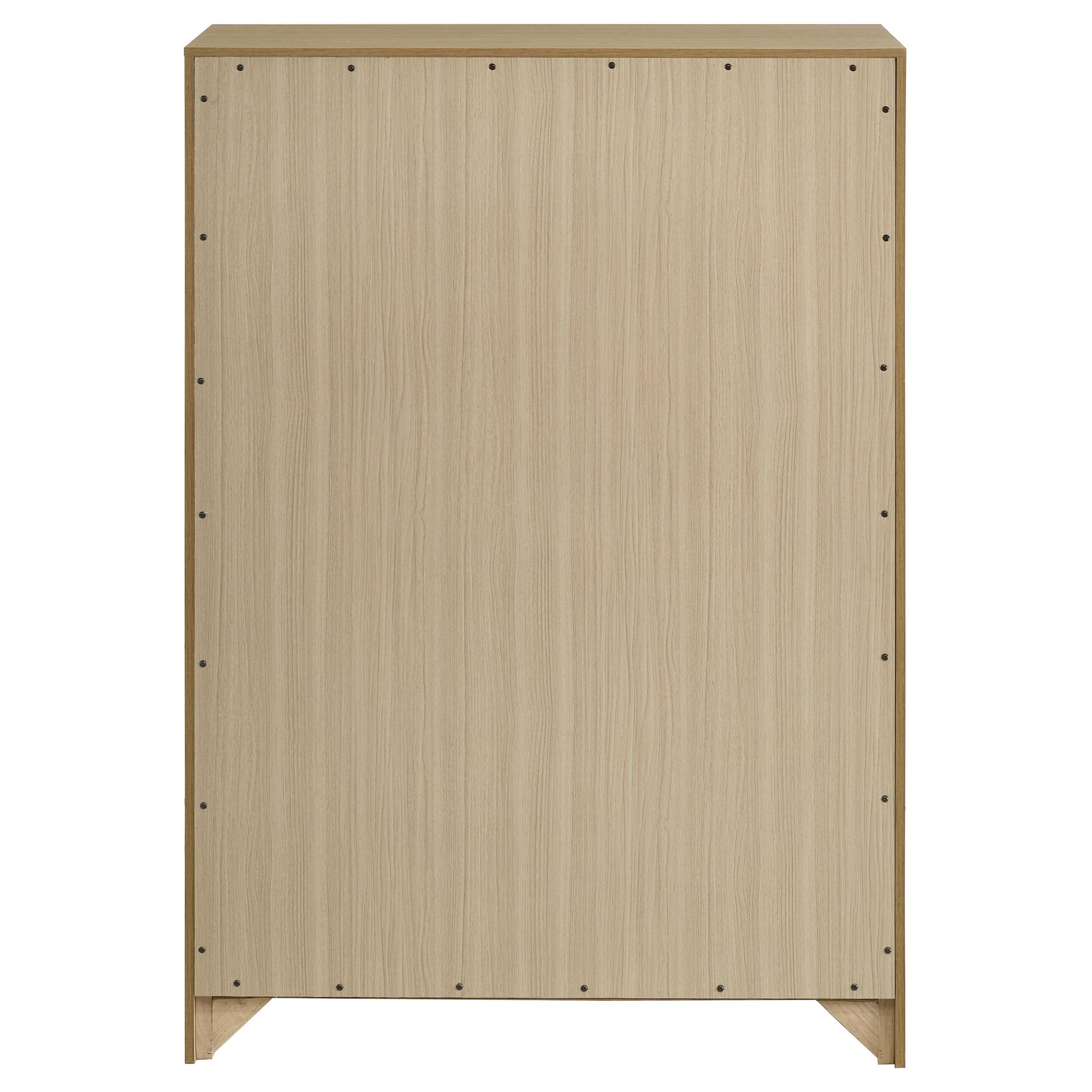  Coaster Furniture Hendricks 222655 5-drawer Bedroom Chest - Light Oak IMAGE 7