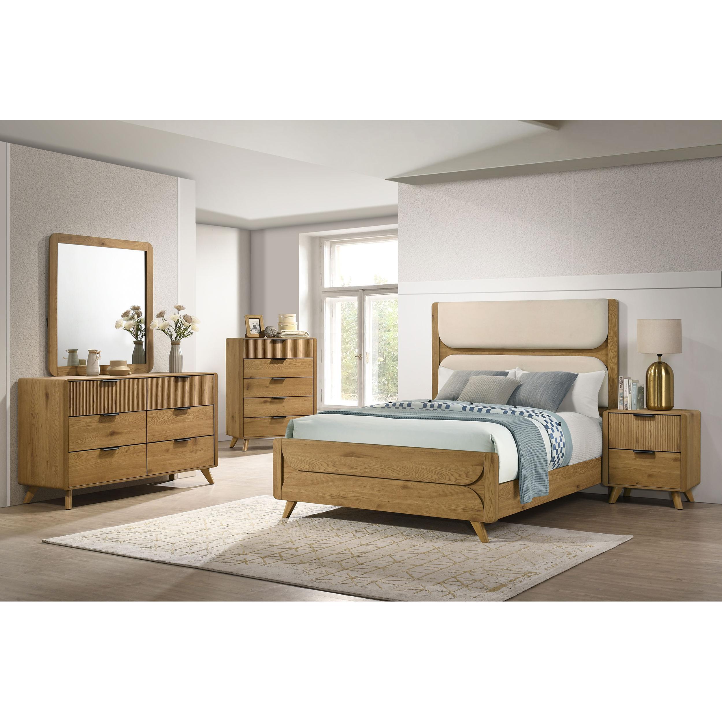  Coaster Furniture Bennett 222902 2-drawer Bedroom Nightstand Bedside Table - Light Oak IMAGE 15