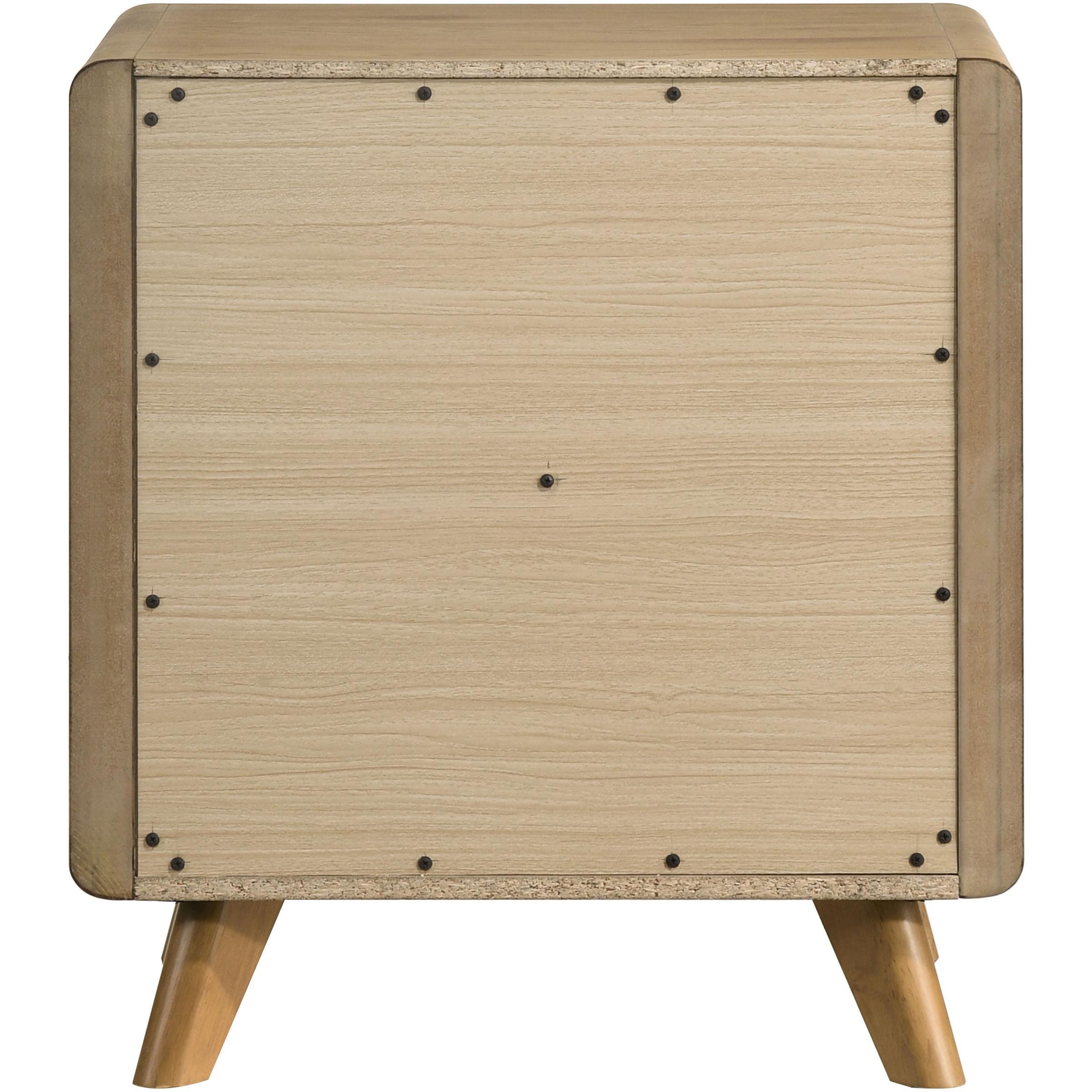  Coaster Furniture Bennett 222902 2-drawer Bedroom Nightstand Bedside Table - Light Oak IMAGE 7