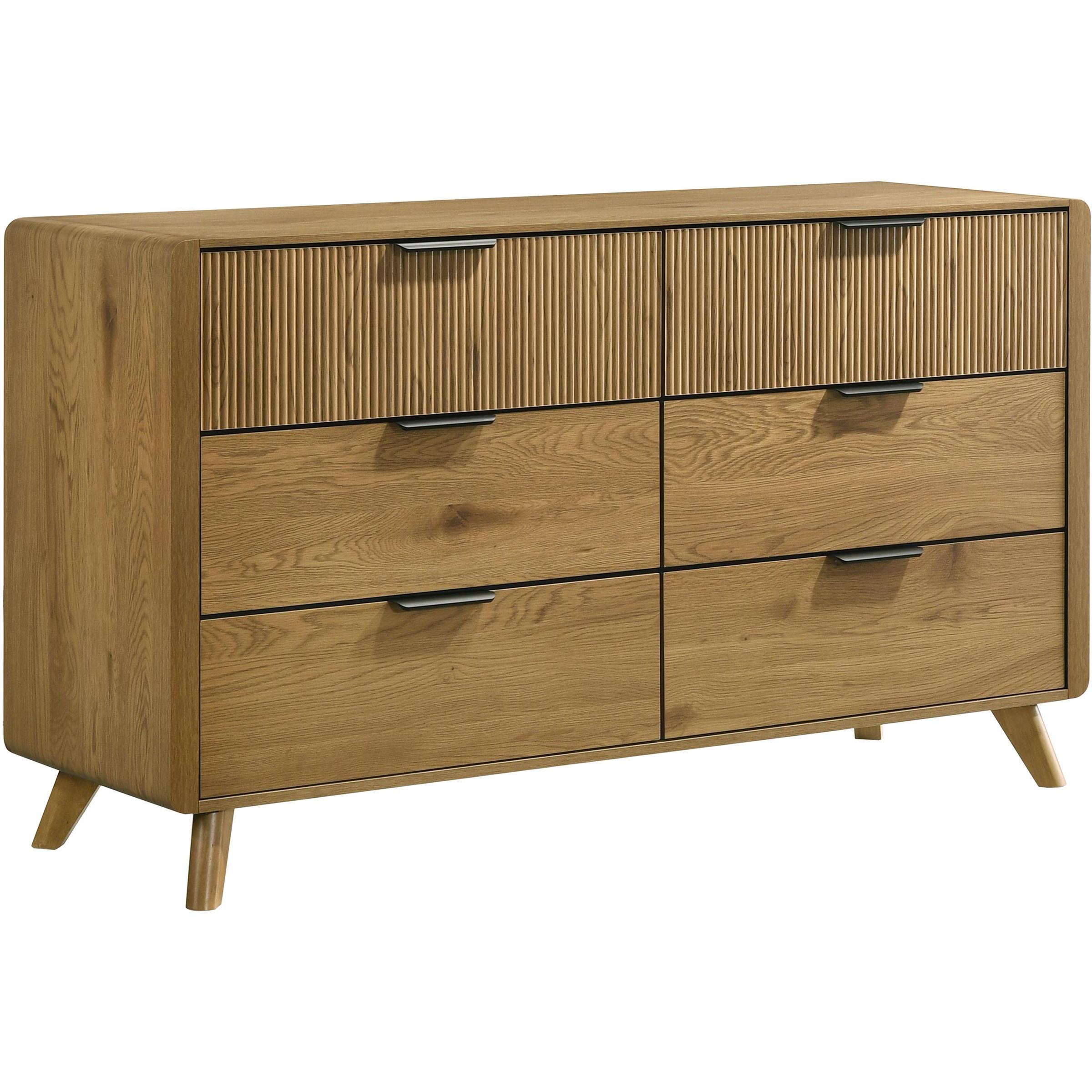 Coaster Furniture Bennett 222903 6-drawer Bedroom Dresser Cabinet - Light Oak IMAGE 1