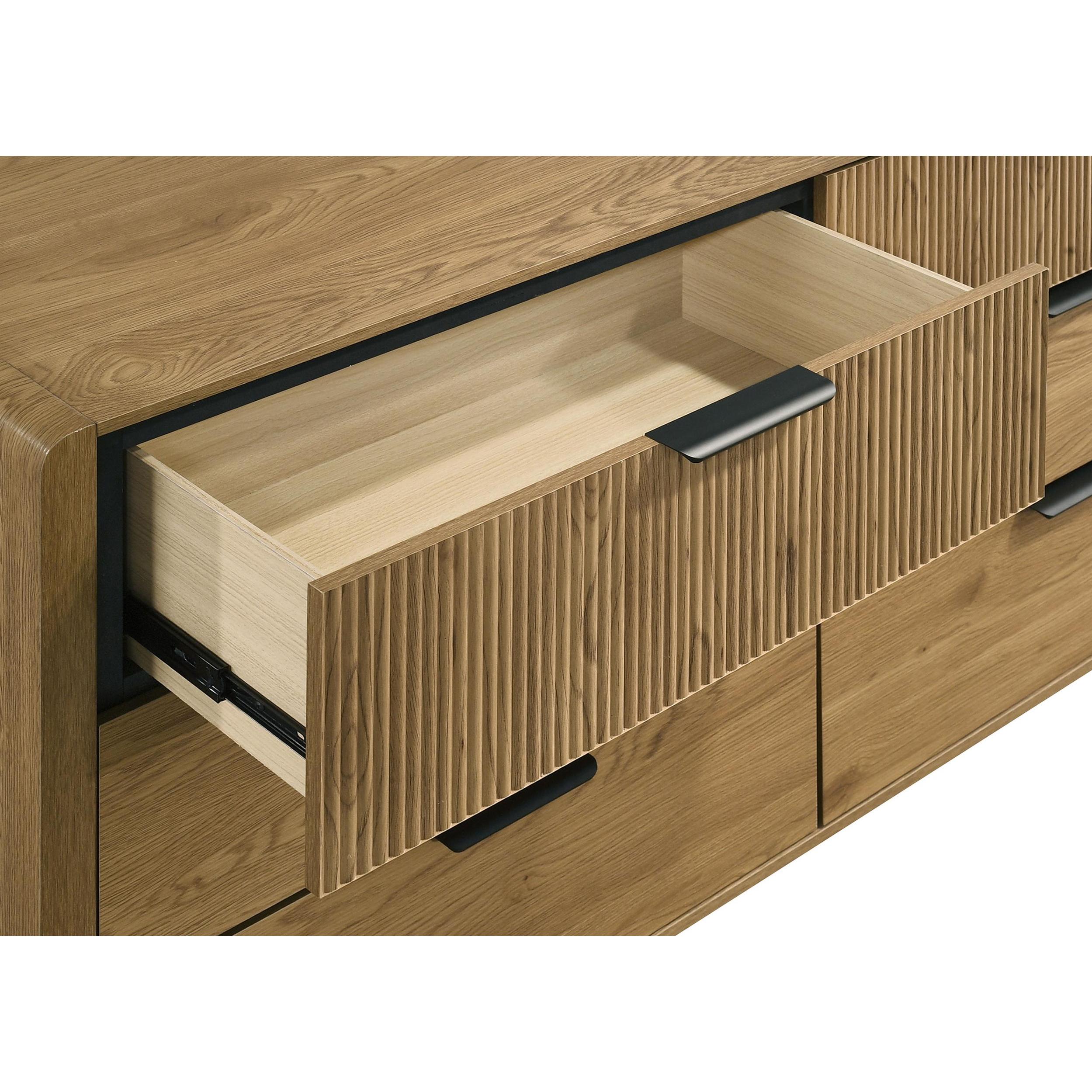  Coaster Furniture Bennett 222903 6-drawer Bedroom Dresser Cabinet - Light Oak IMAGE 10