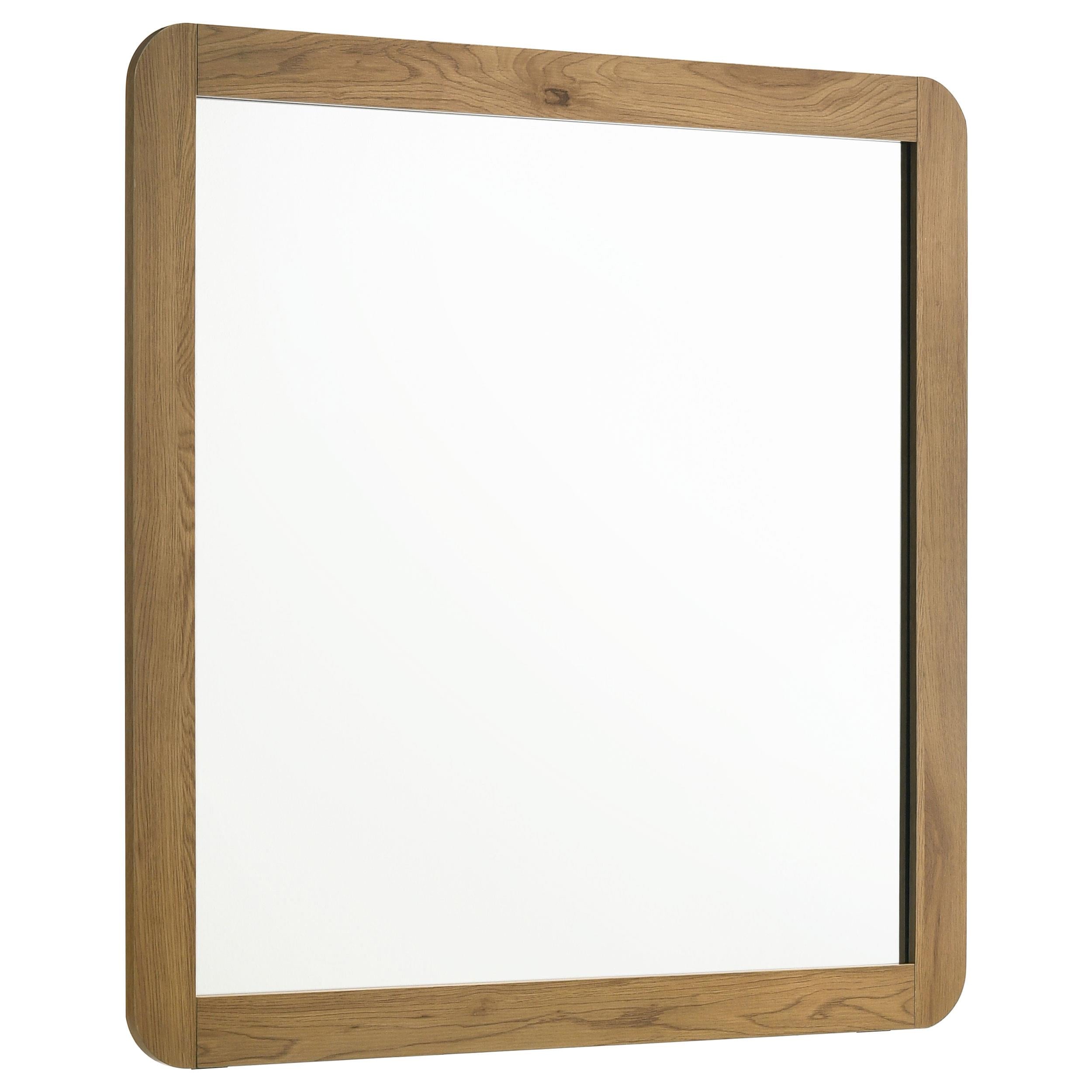  Coaster Furniture Bennett 222904 Bedroom Dresser Mirror - Light Oak IMAGE 1