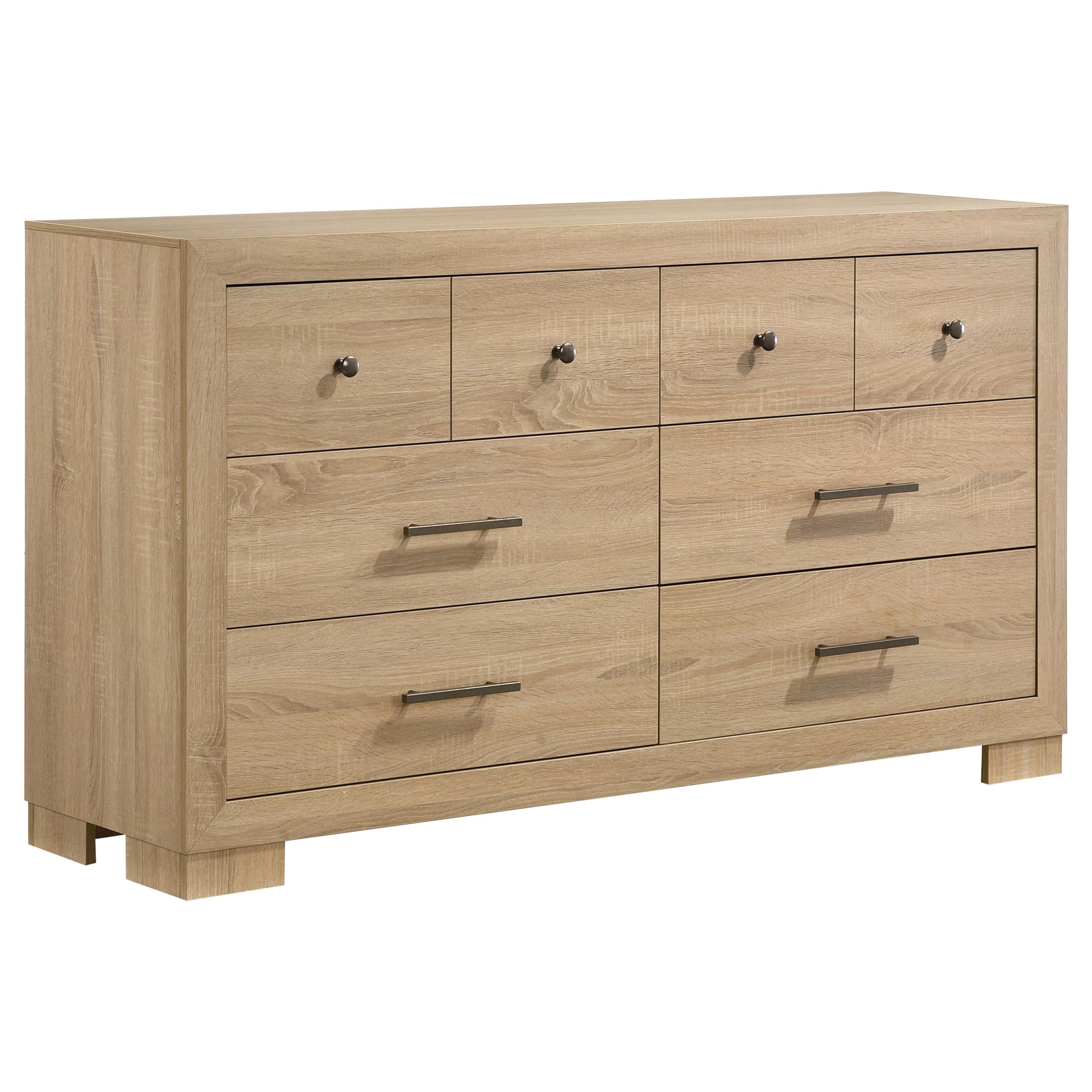  Coaster Furniture Arielle 223113 6-drawer Bedroom Dresser Cabinet - Light Oak IMAGE 1