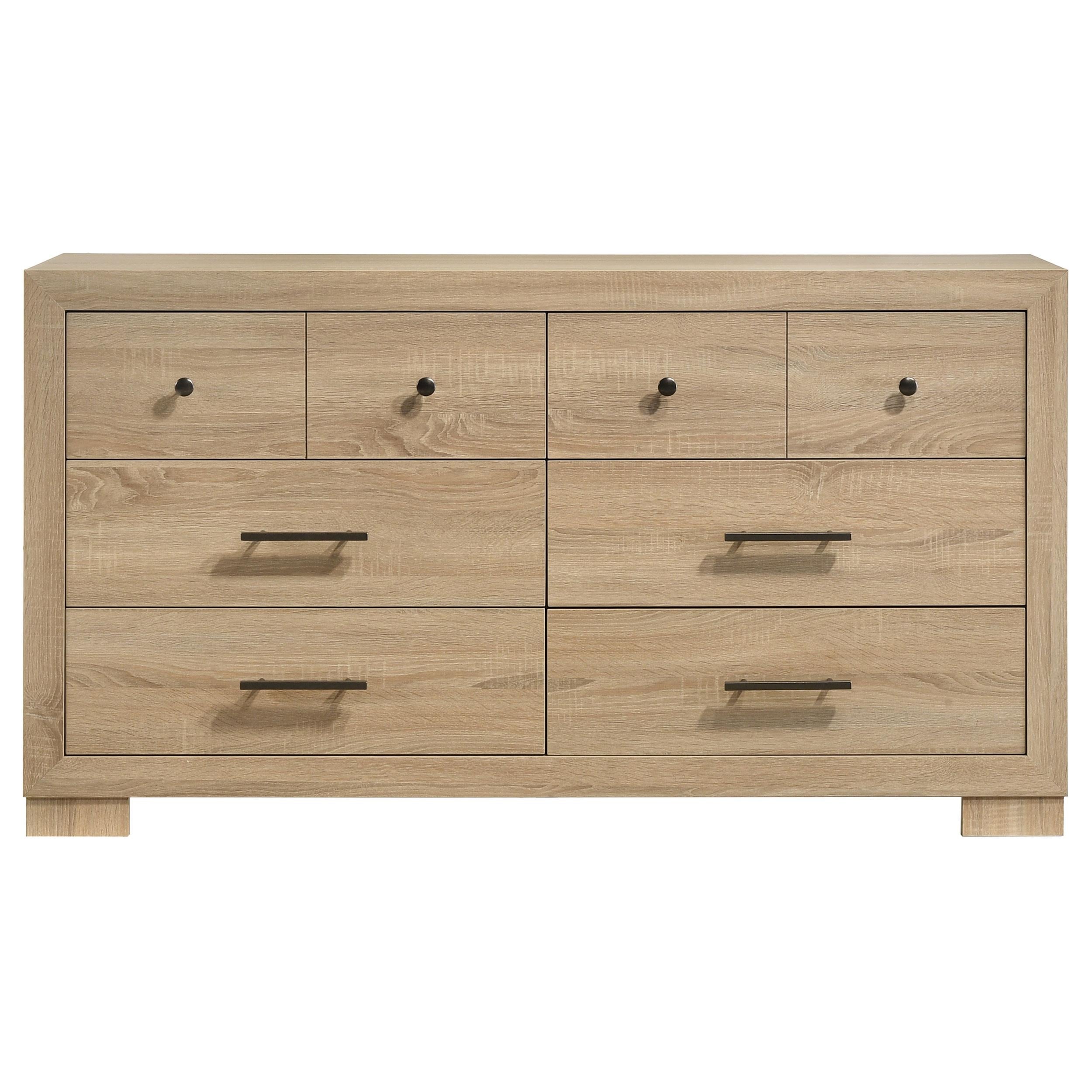  Coaster Furniture Arielle 223113 6-drawer Bedroom Dresser Cabinet - Light Oak IMAGE 7