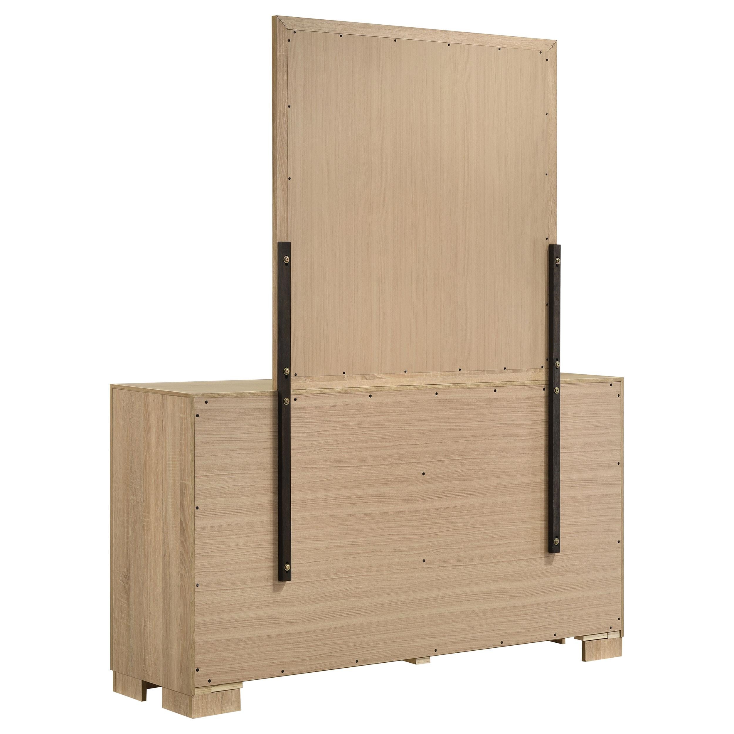  Coaster Furniture Arielle 223113M 6-drawer Bedroom Dresser with Mirror - Light Oak IMAGE 10