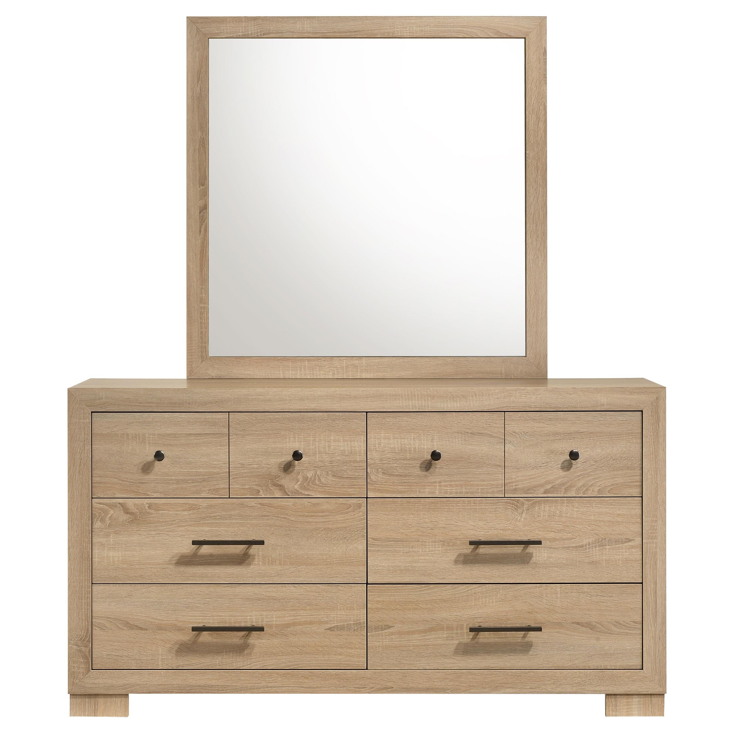  Coaster Furniture Arielle 223113M 6-drawer Bedroom Dresser with Mirror - Light Oak IMAGE 7