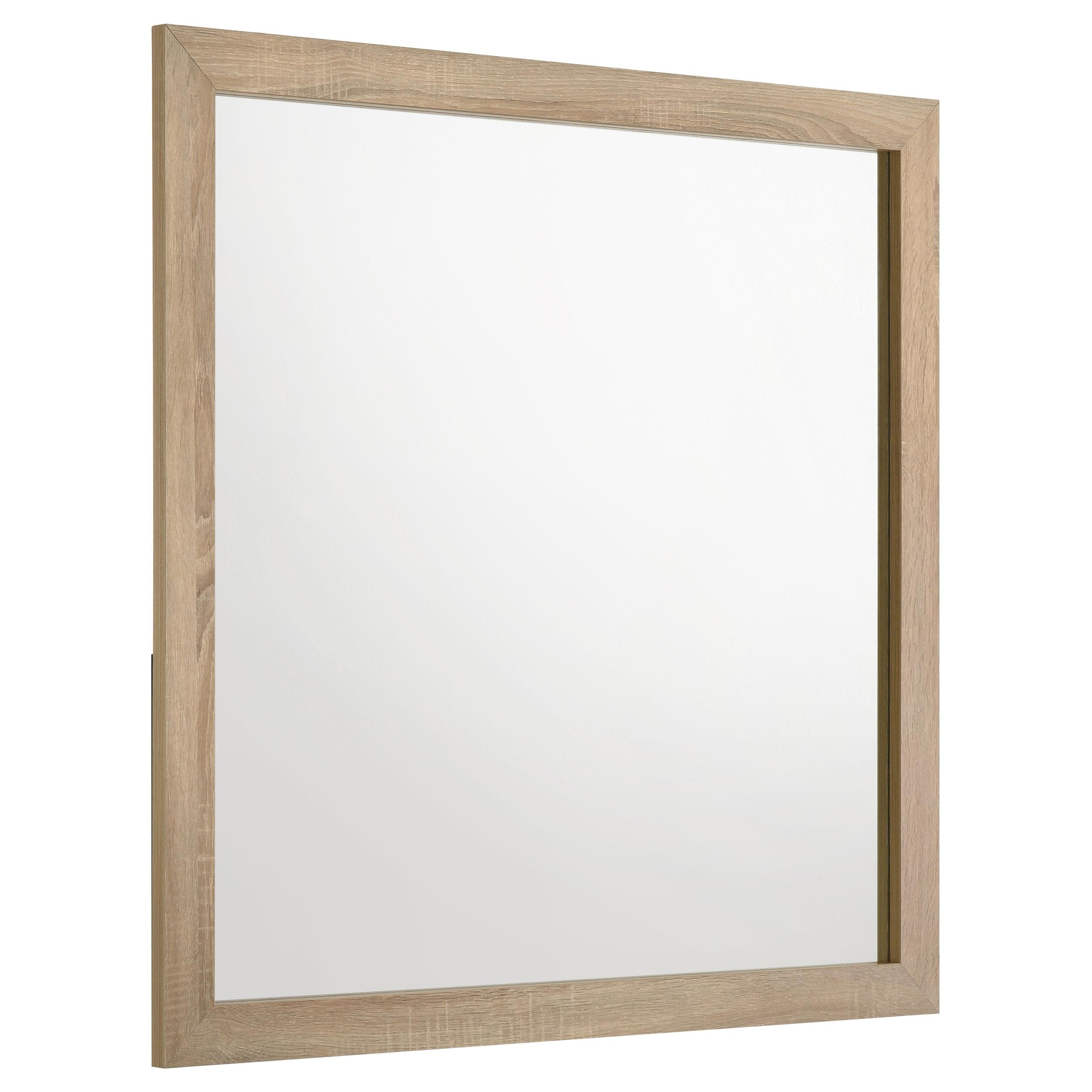  Coaster Furniture Arielle 223114 Dresser Mirror - Light Oak IMAGE 1