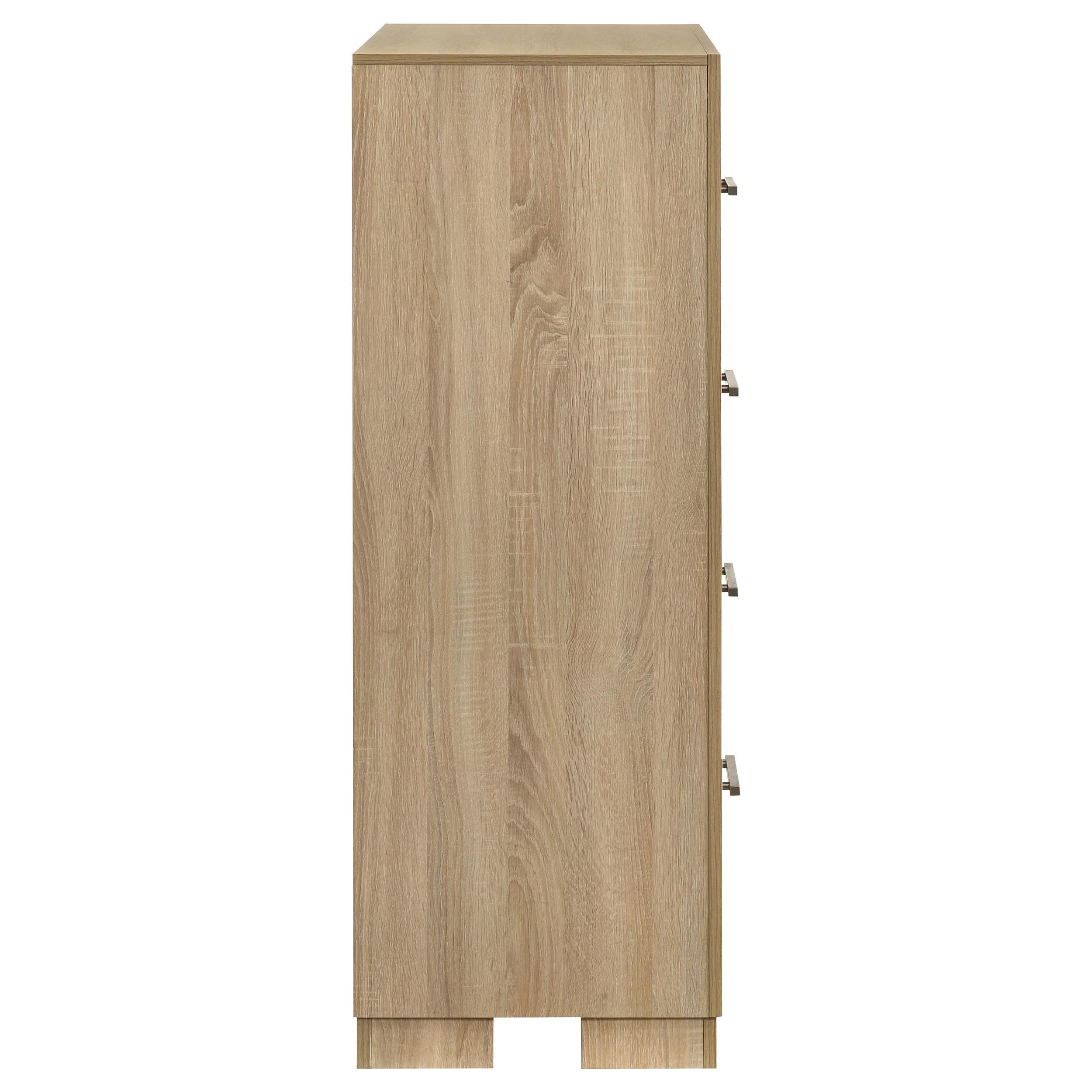  Coaster Furniture Arielle 223115 4-drawer Bedroom Chest - Light Oak IMAGE 11