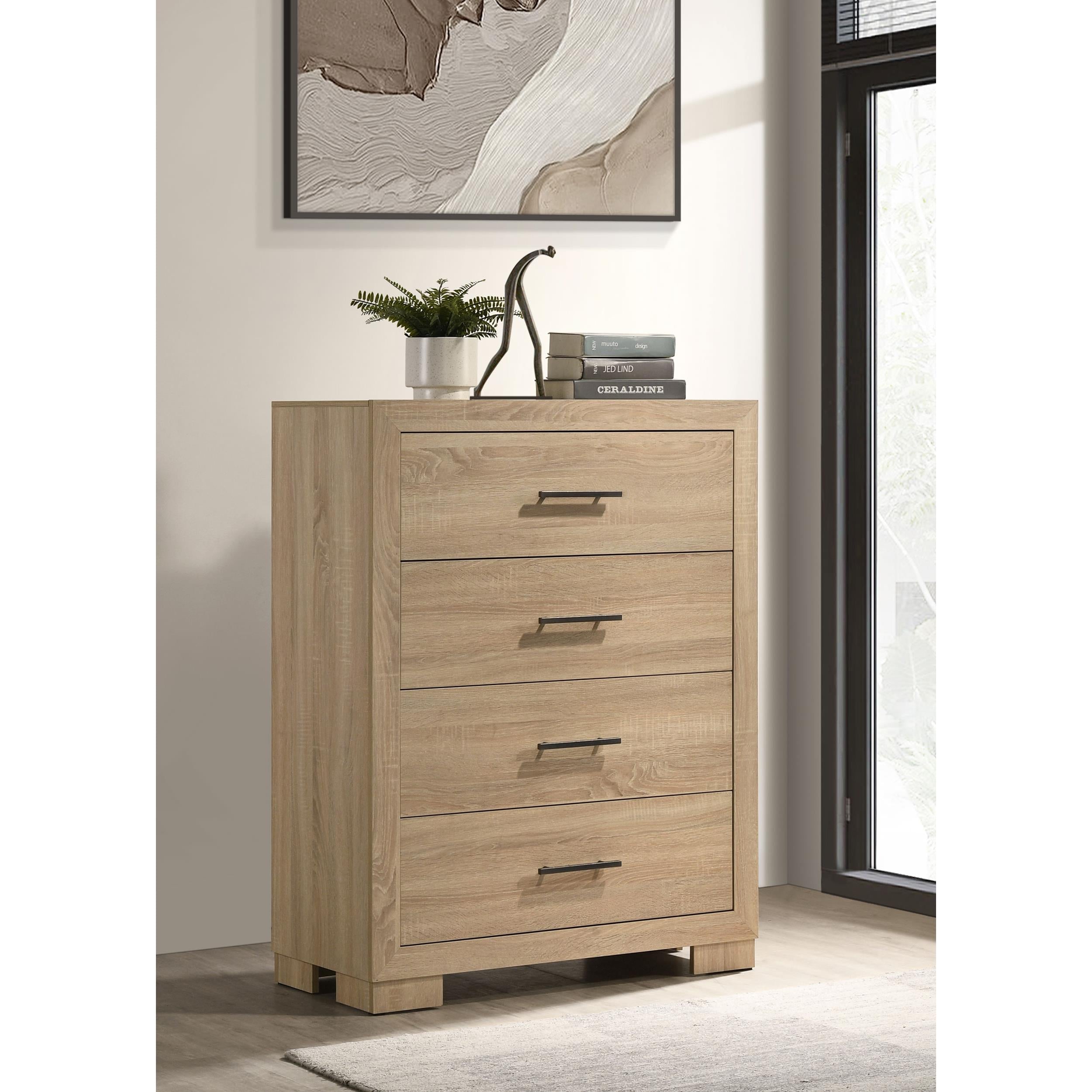 Coaster Furniture Arielle 223115 4-drawer Bedroom Chest - Light Oak IMAGE 3