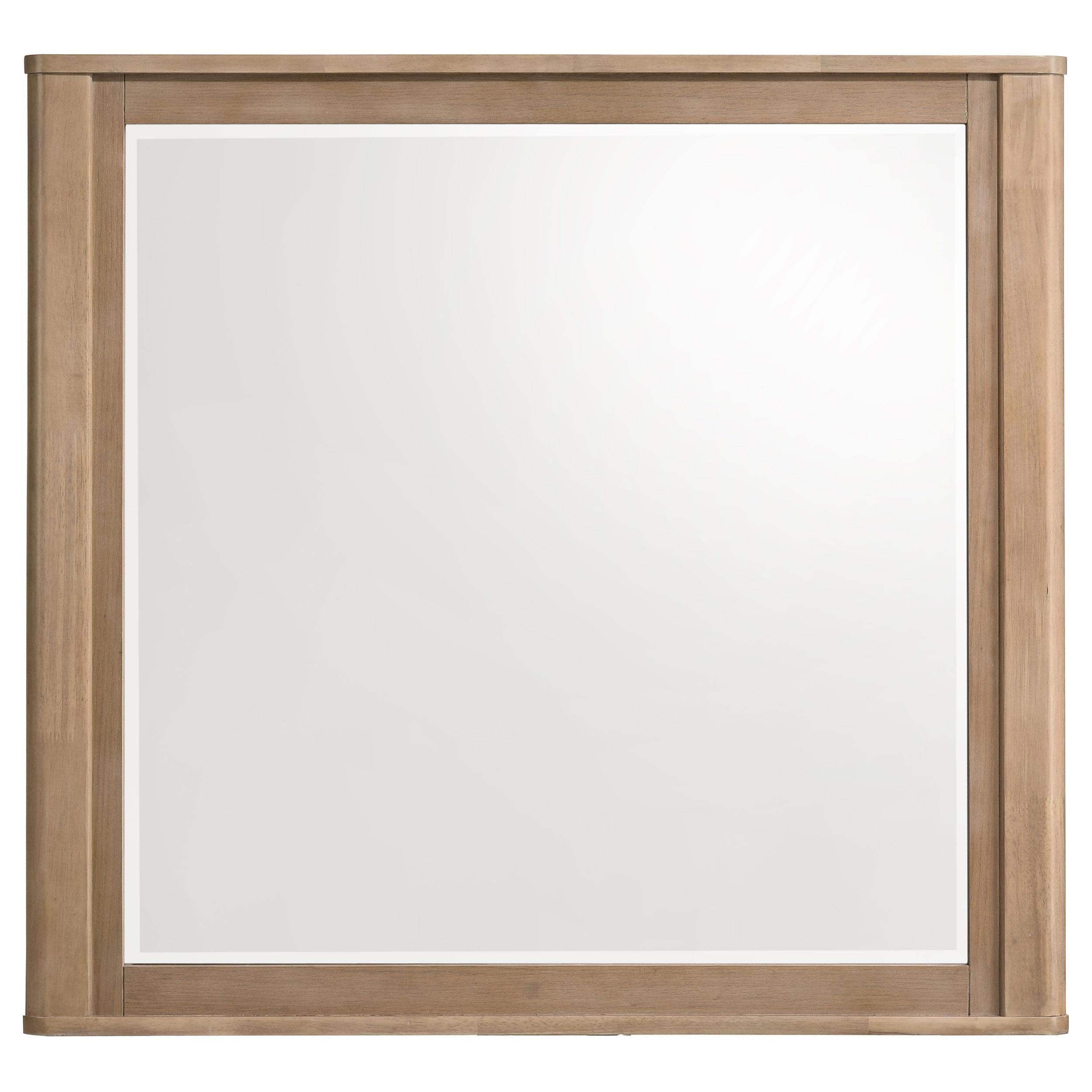  Coaster Furniture Leanne 223134 Dresser Mirror - Light Oak IMAGE 2