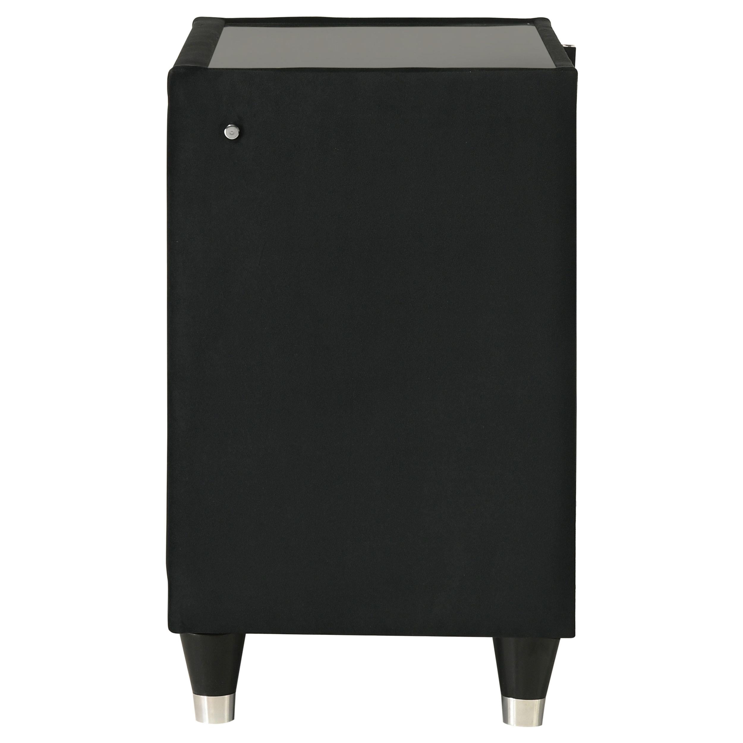  Coaster Furniture Lorient 223162 2-drawer LED Nightstand with USB - Black IMAGE 14