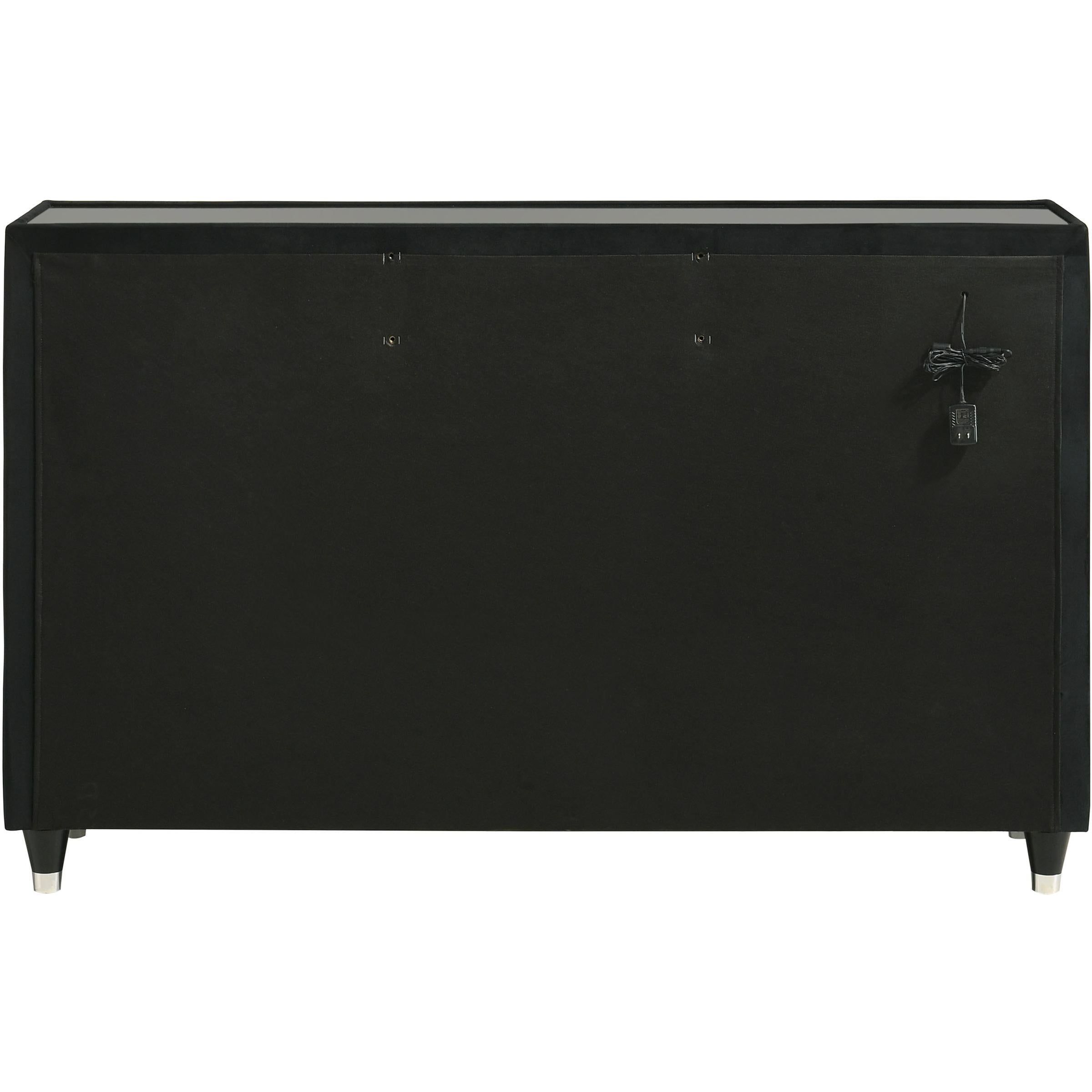  Coaster Furniture Lorient 223163 8-drawer LED Bedroom Dresser Cabinet - Black IMAGE 7