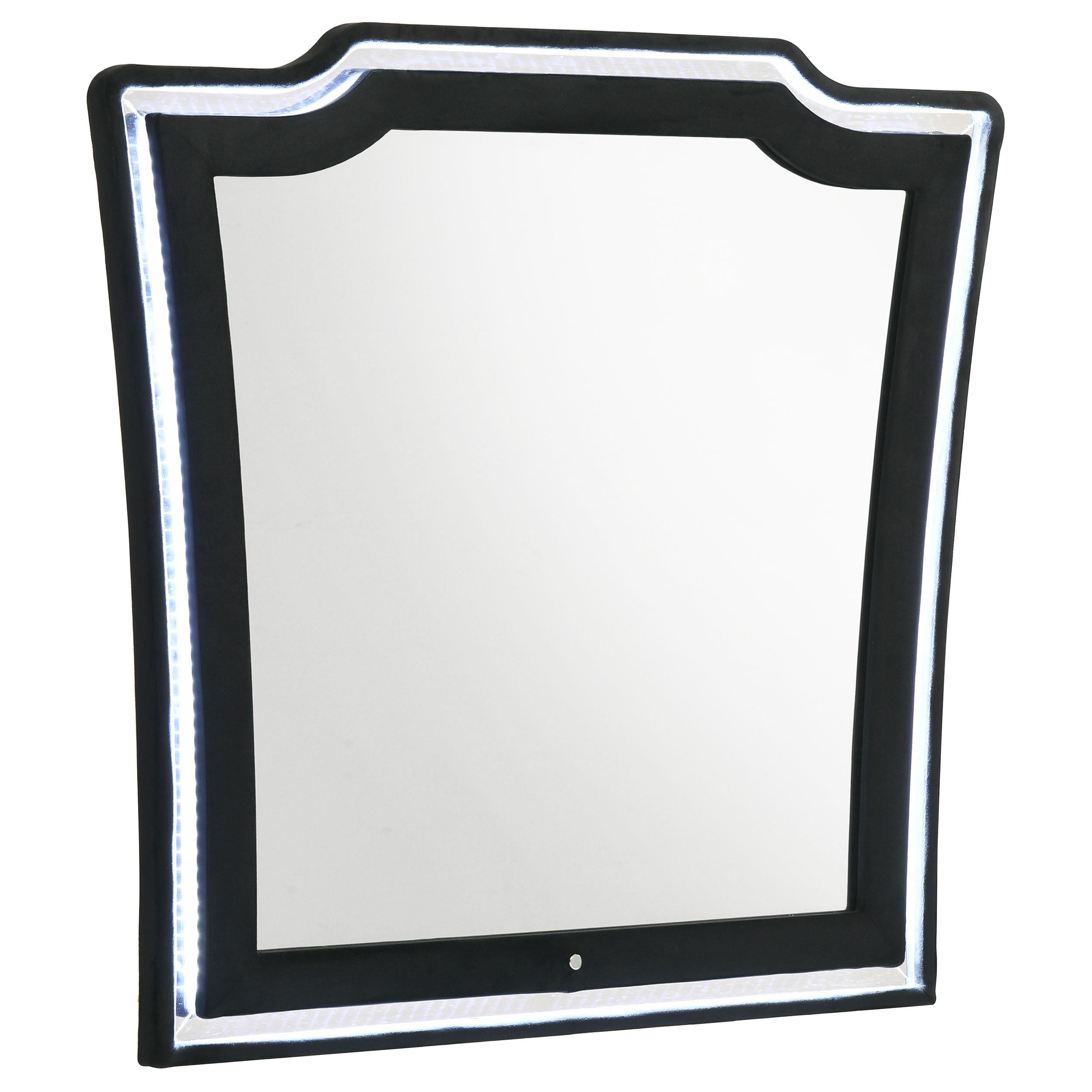  Coaster Furniture Lorient 223164 LED Dresser Mirror - Black IMAGE 4
