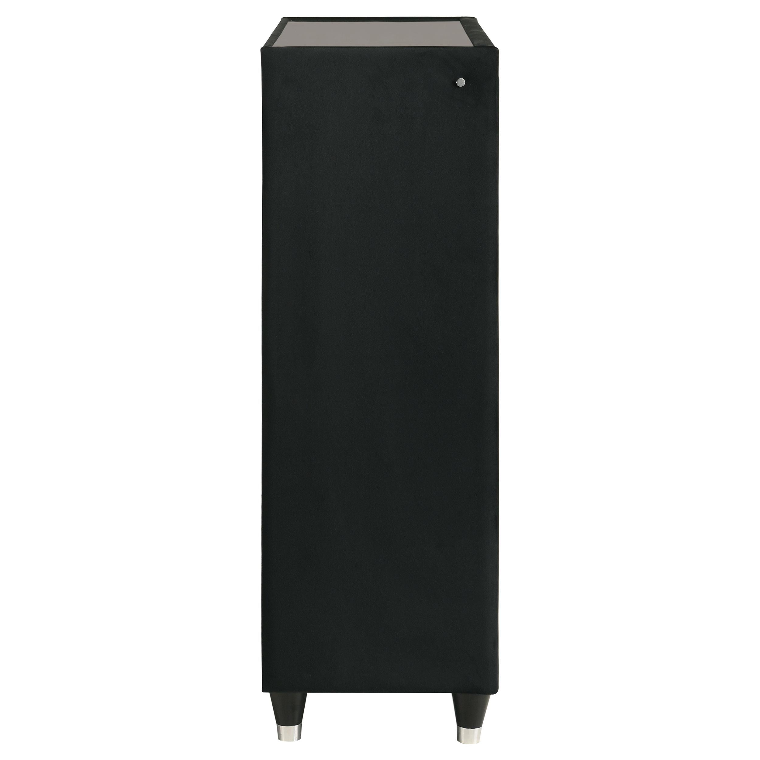  Coaster Furniture Lorient 223165 5-drawer LED Chest - Black IMAGE 9