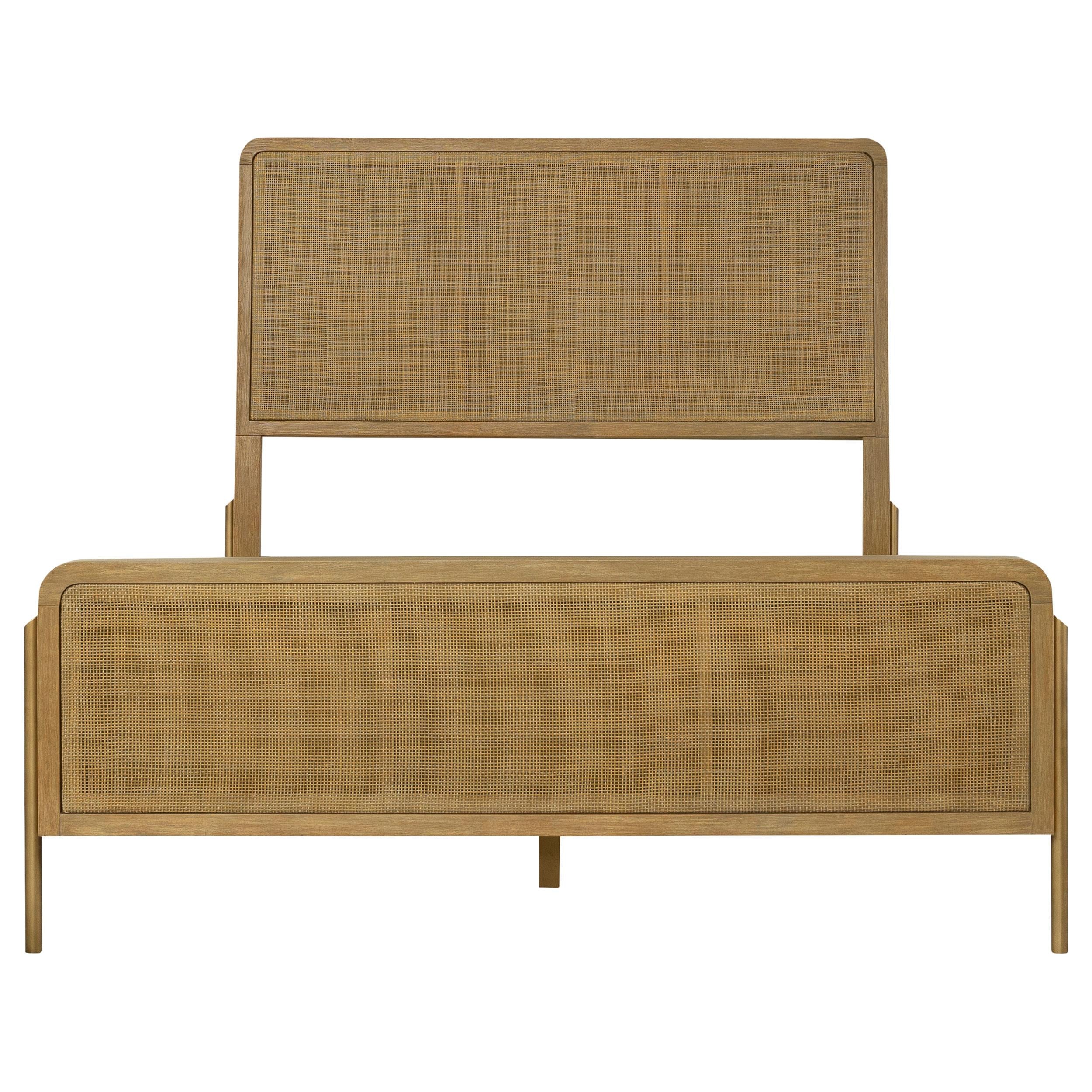  Coaster Furniture Arini 224300KW Rattan California King Panel Bed - Sand Wash/Natural IMAGE 7