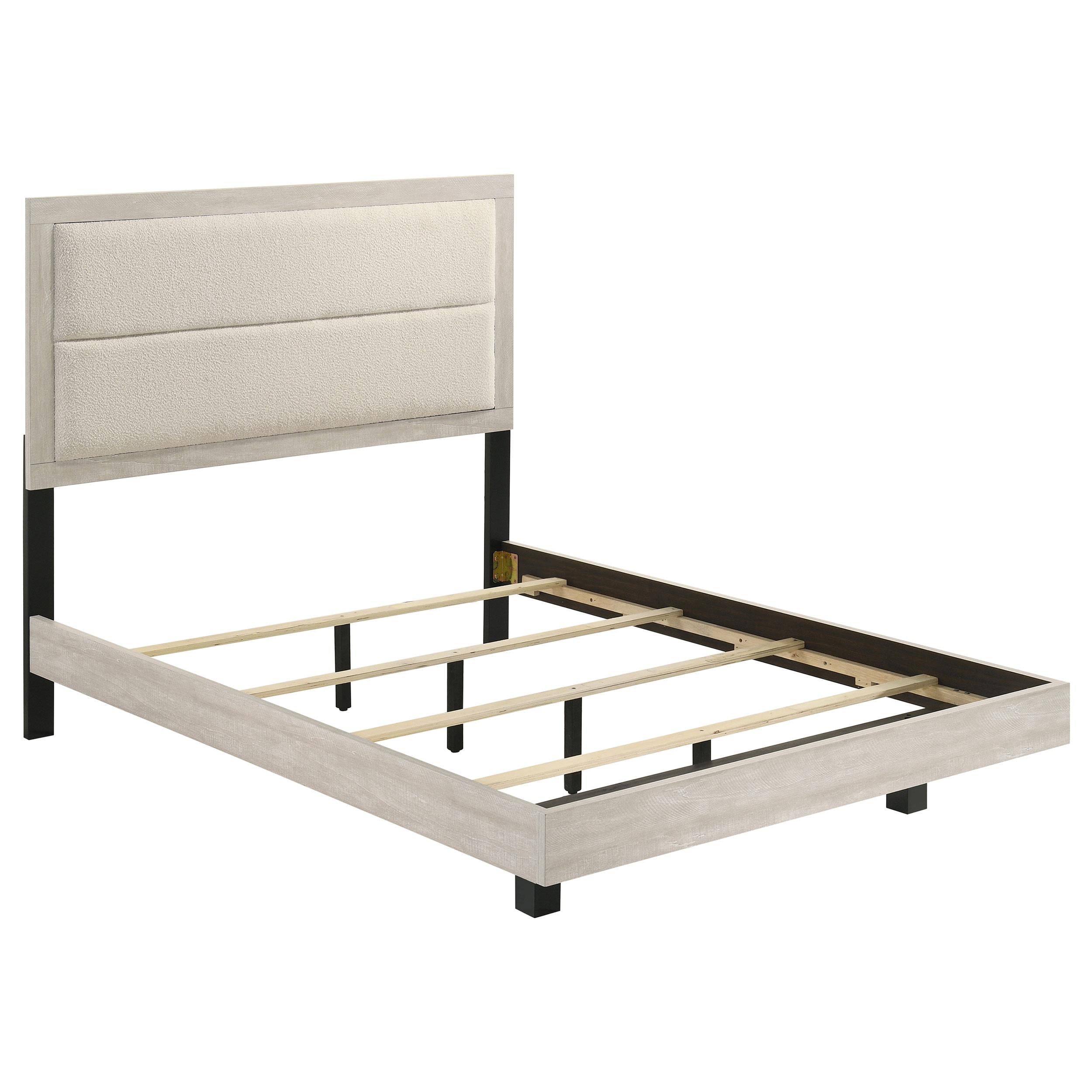  Coaster Furniture Trenton 225061F 54-inch Wood Full Panel Bed - Rustic Cream IMAGE 1