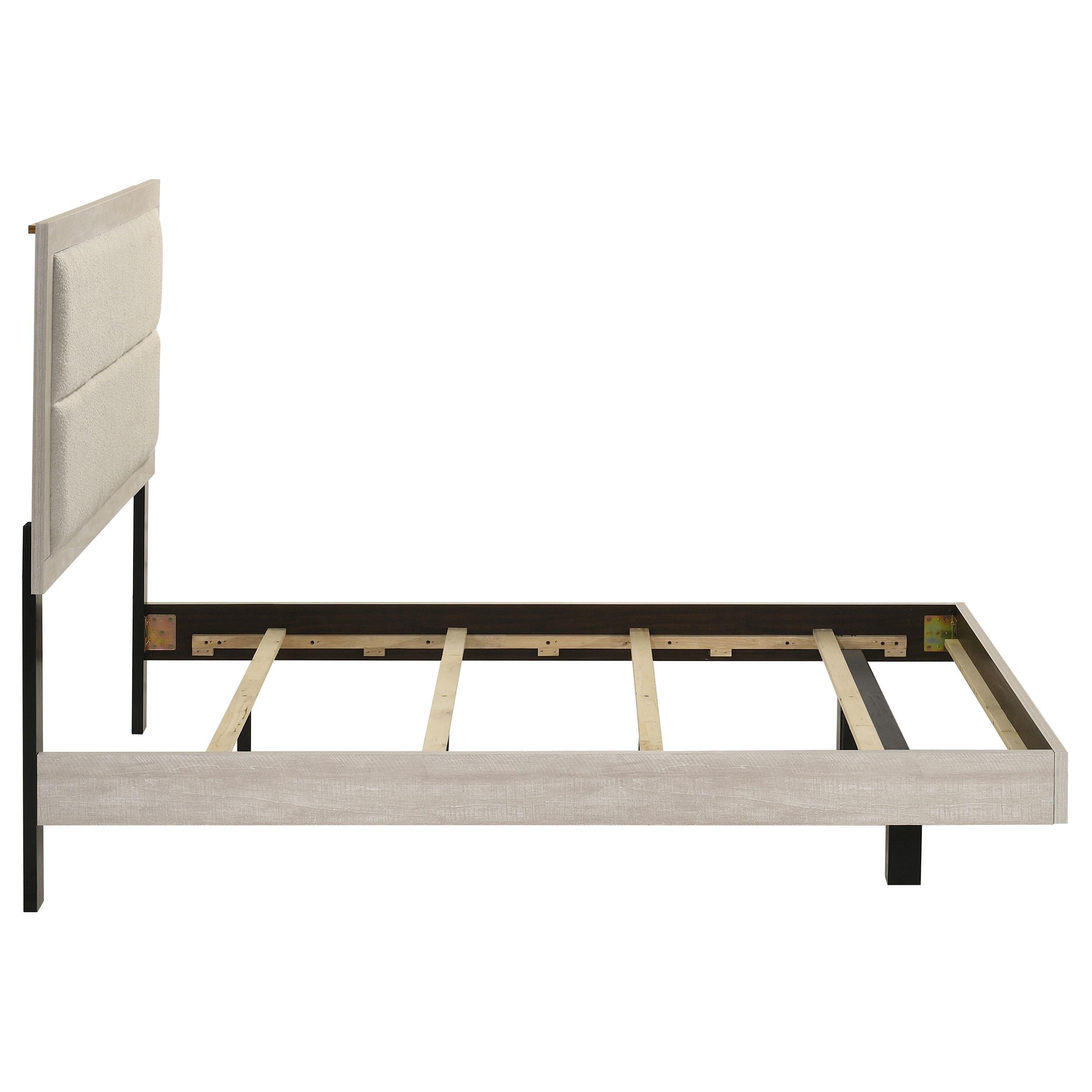  Coaster Furniture Trenton 225061F 54-inch Wood Full Panel Bed - Rustic Cream IMAGE 4