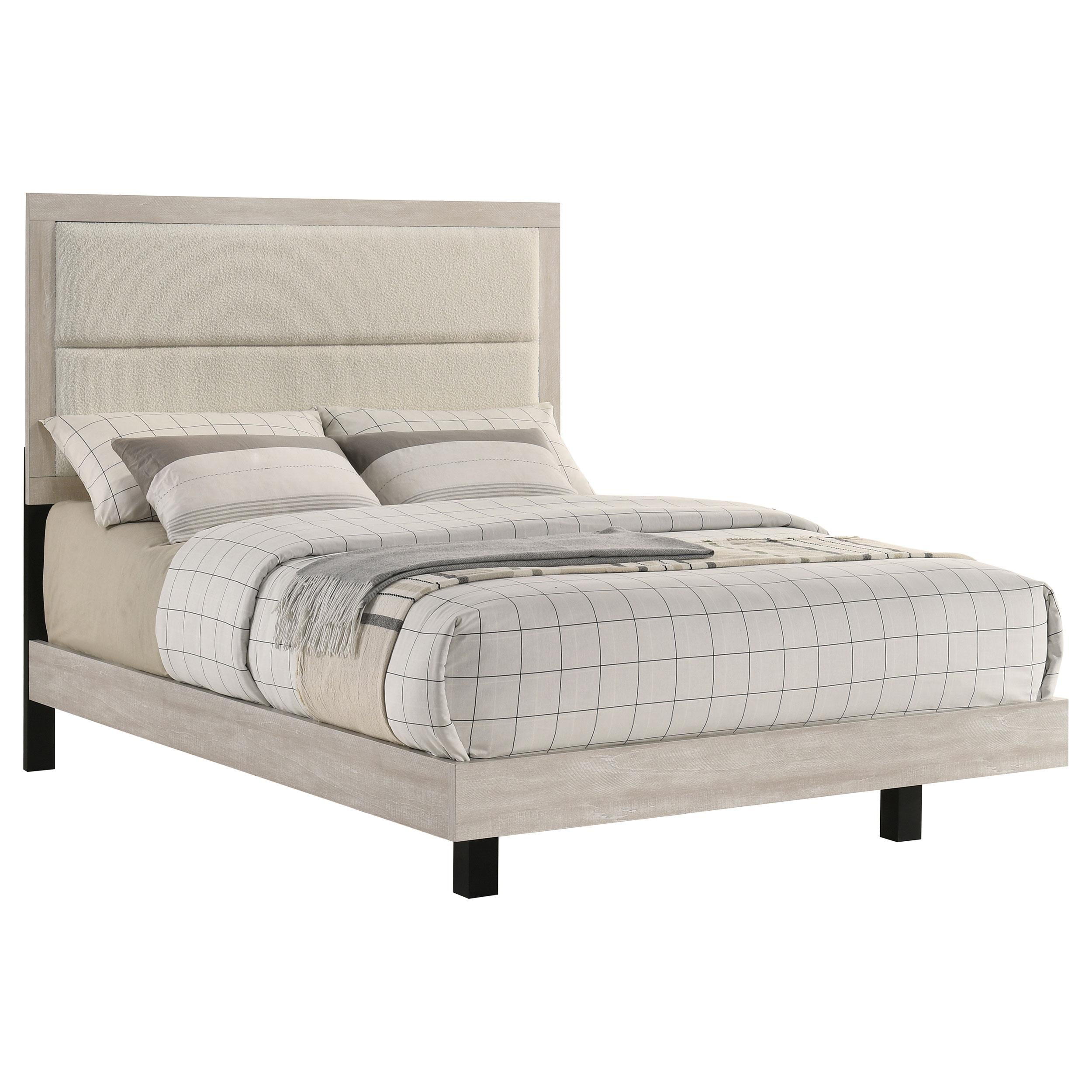  Coaster Furniture Trenton 225061F 54-inch Wood Full Panel Bed - Rustic Cream IMAGE 6